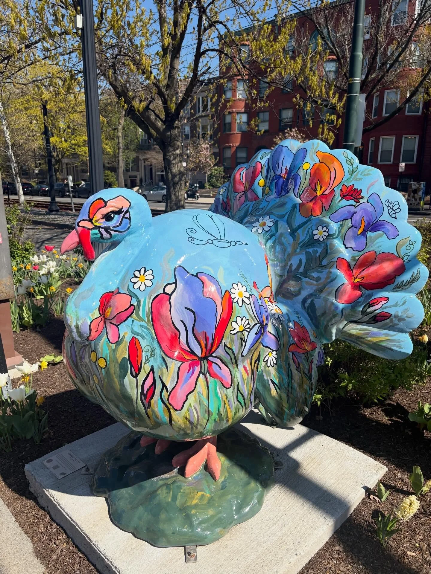 Happy Monday! Spotted outside my dentist&rsquo;s office&hellip;and speaking of turkeys. They are kind of like taxes, right? They get big stage once a year, everyone has strong opinions on them, then they kind of fade into the background the rest of t