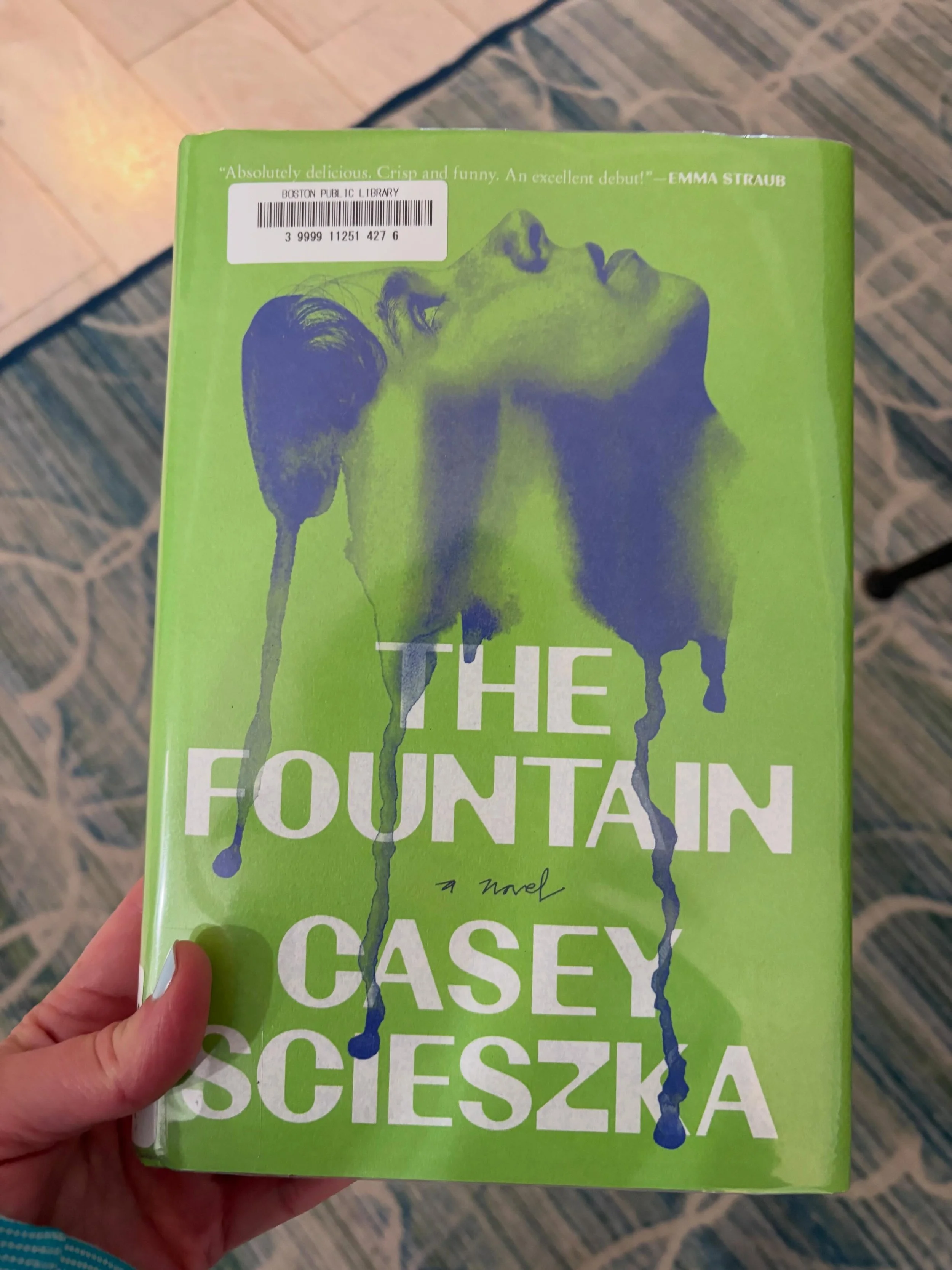Happy Saturday! I finished a fascinating and thought provoking book last night. The Fountain is about a brother and sister (and mother, initially) who discover they can&rsquo;t die. I won&rsquo;t spoil the book for you because you should definitely r