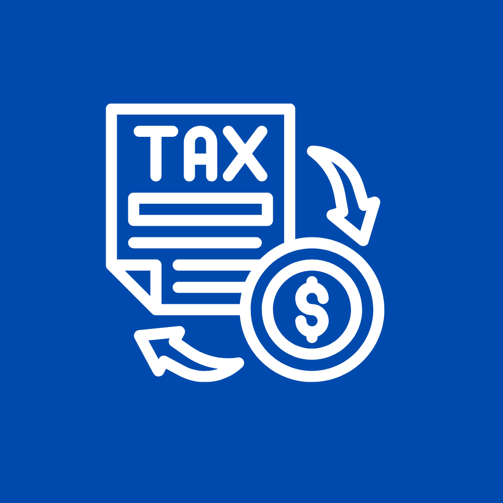 Graphic showcasing "Tax"