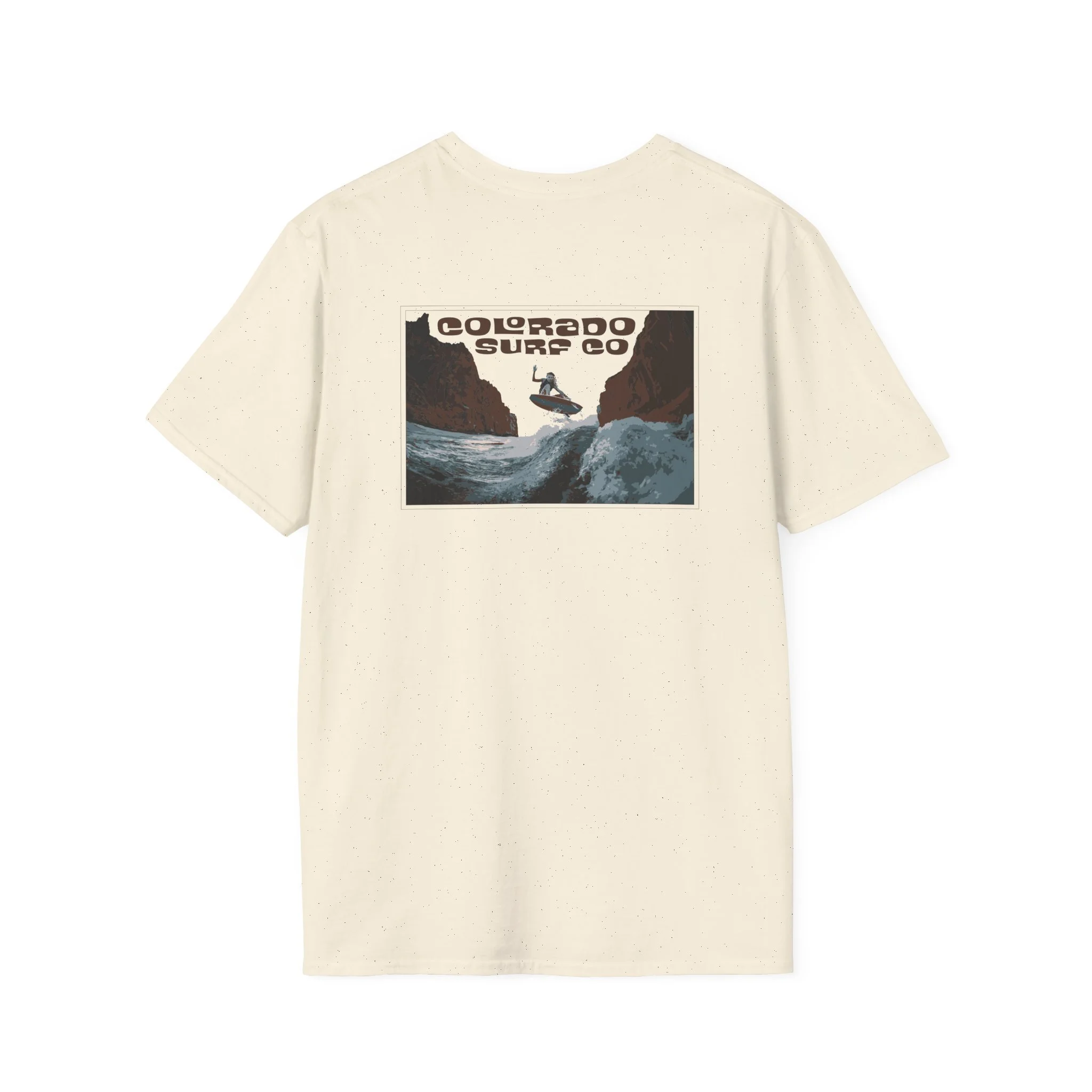 "Canyon Waves" Graphic Surf T-Shirt - Adult Unisex - Colorado Surf Company