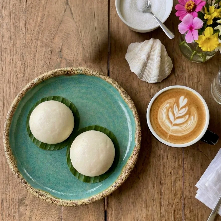 Bakpao kacang hijau (Mung bean bao)
