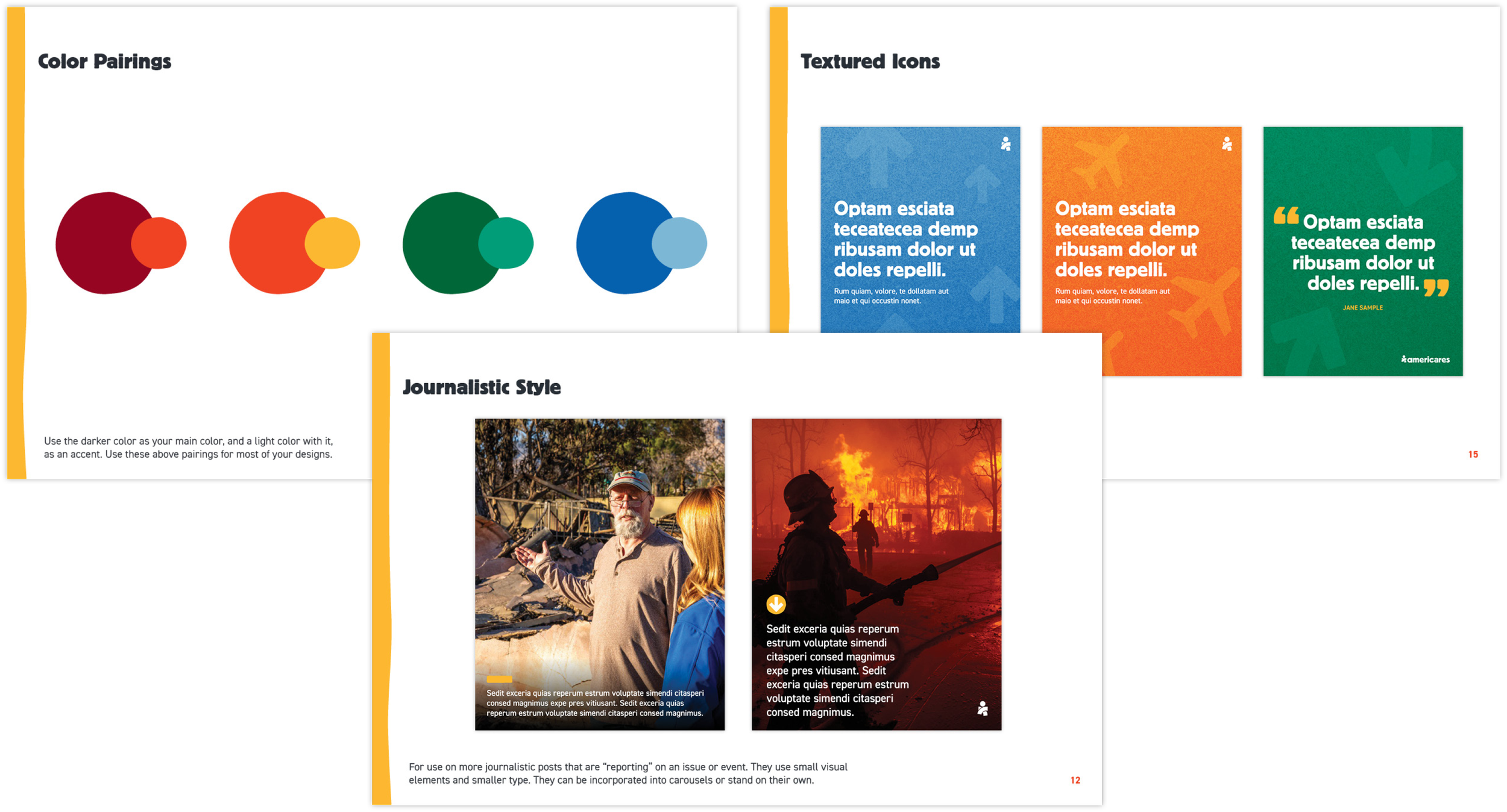 Americares nonprofit social brand guide