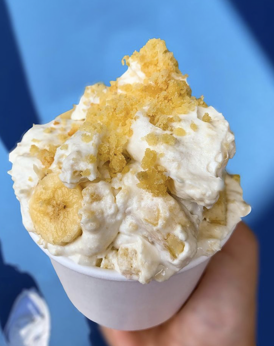 Sweet and creamy vanilla custard whipped to perfection