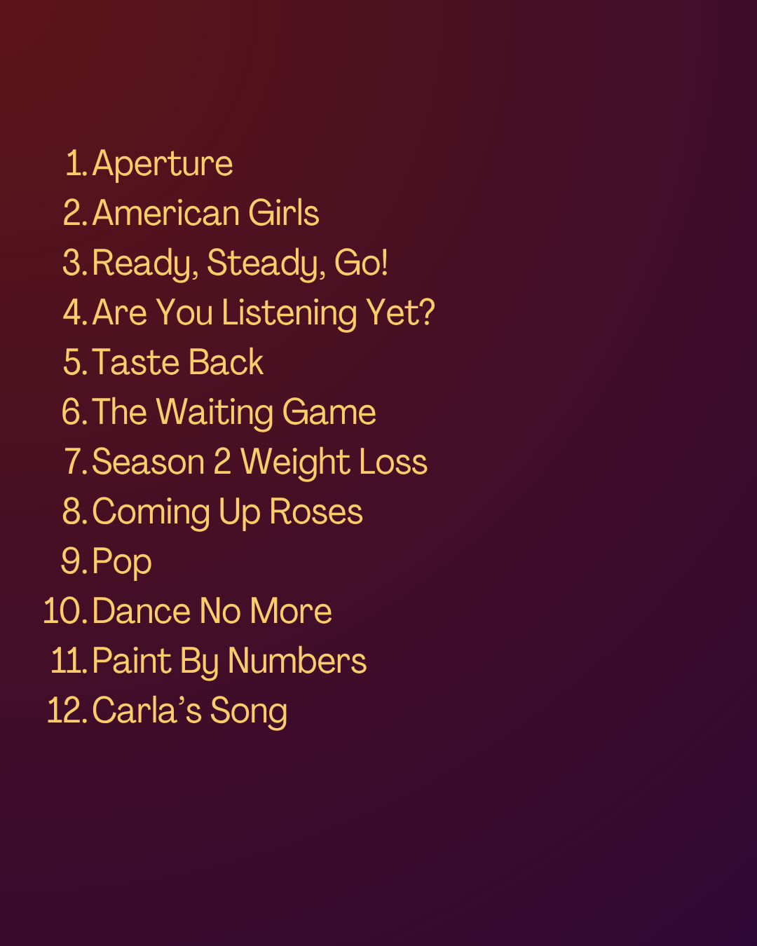 Volume 10 Program