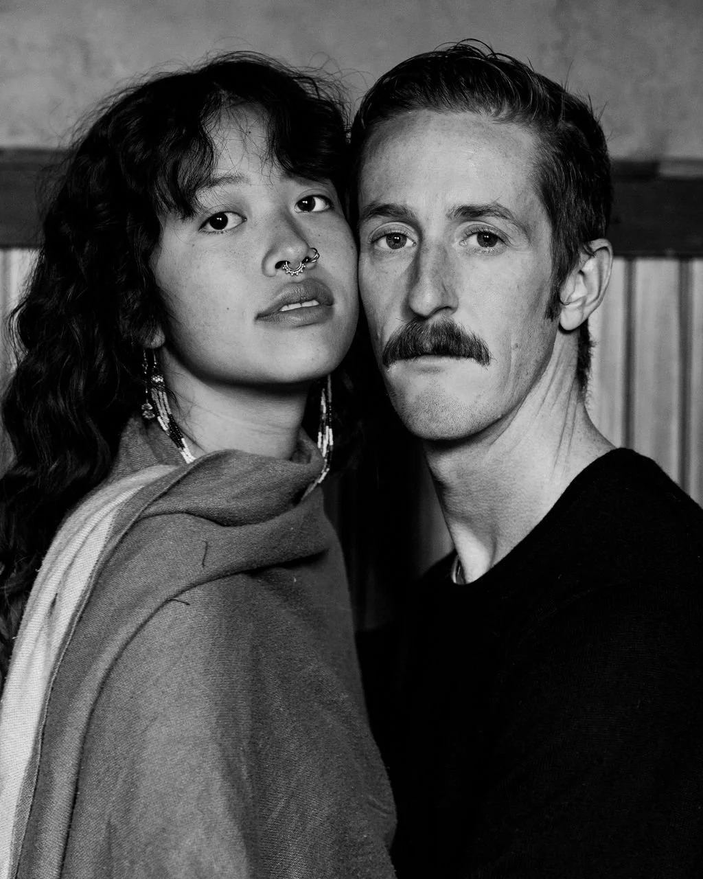 Thylan, vocal coach and songwriting mentor, and Zac both close together and looking into the camera.