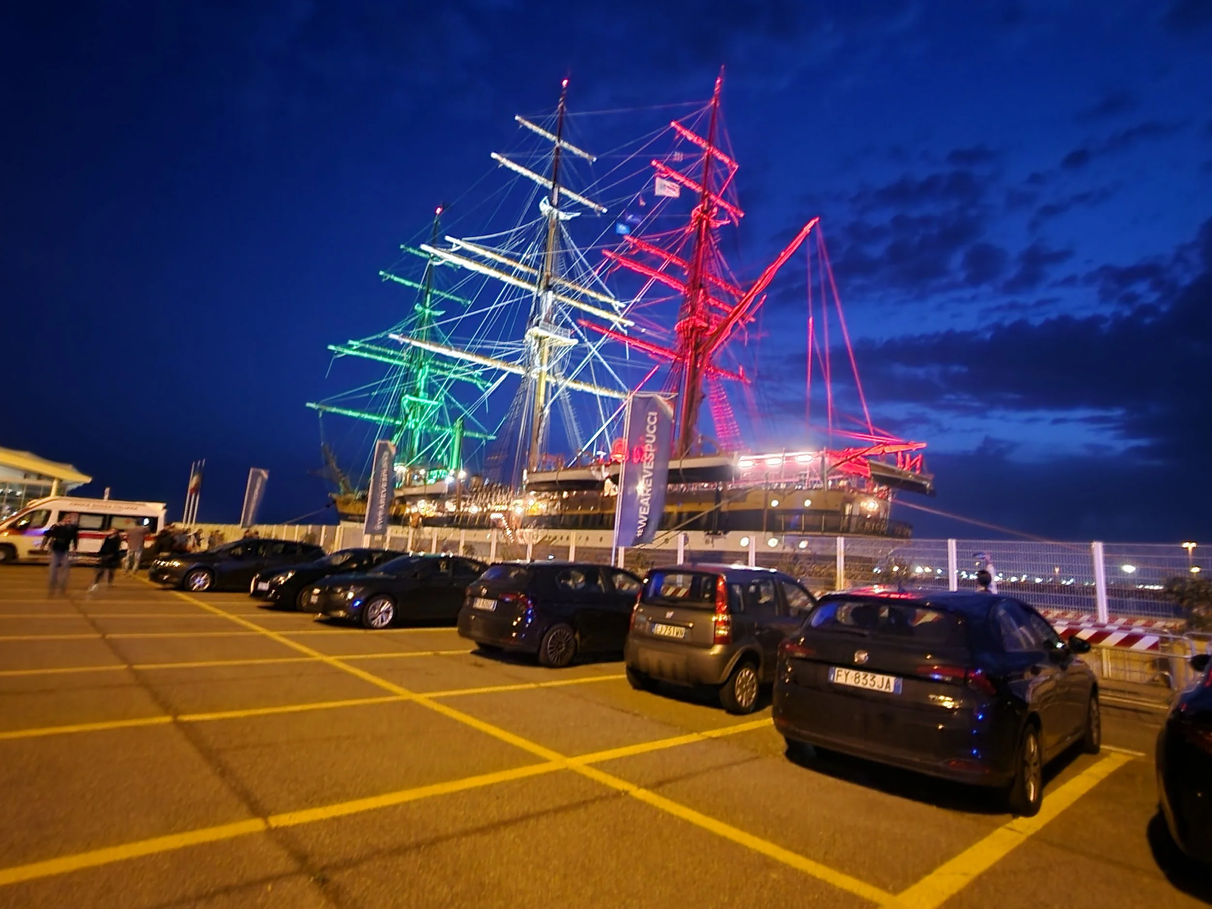 The famous sailing ship 'Amerigo Vespucci' visited for few days
