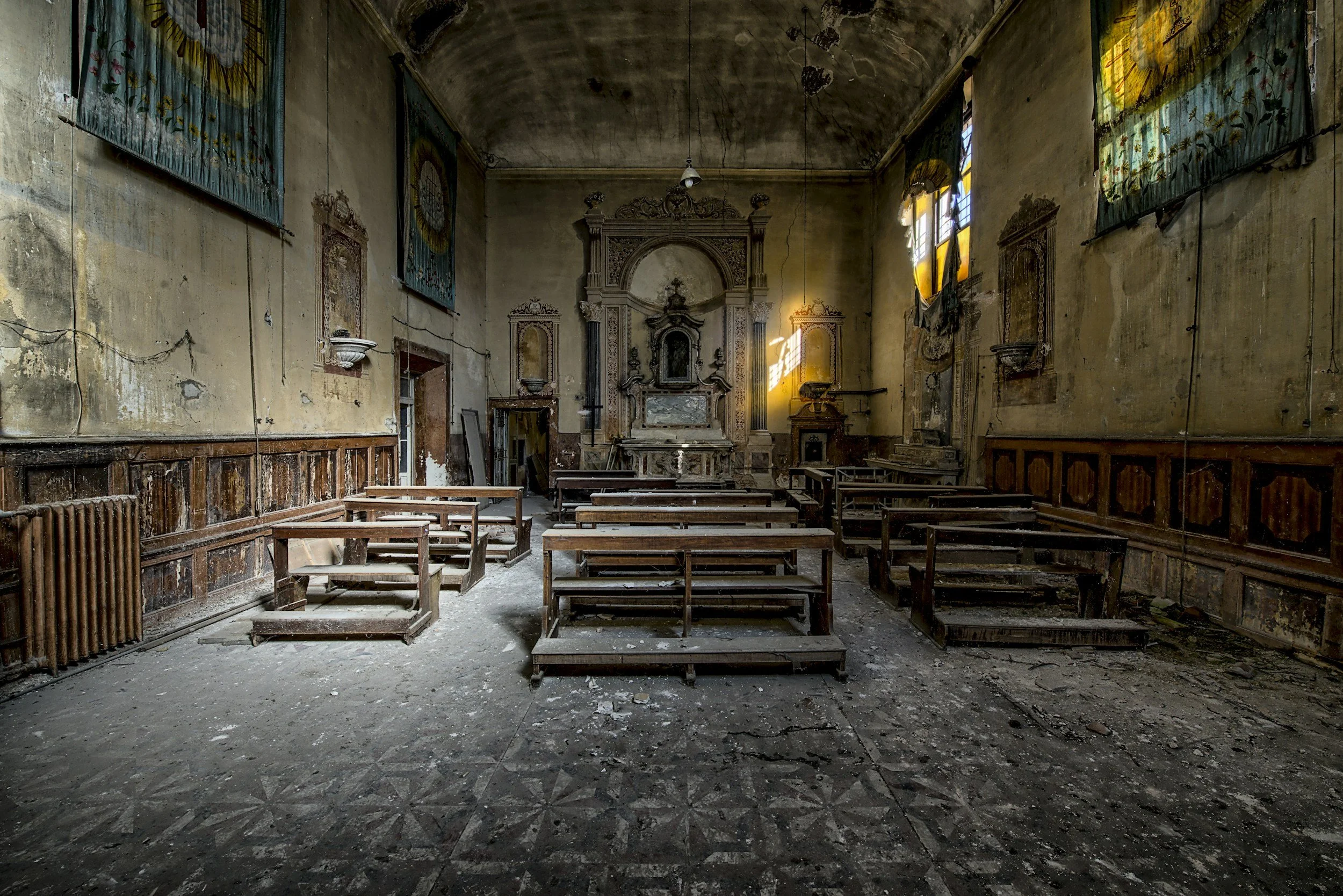 GOD LEFT THIS PLACE A LONG TIME AGO, BUT ART STAYED