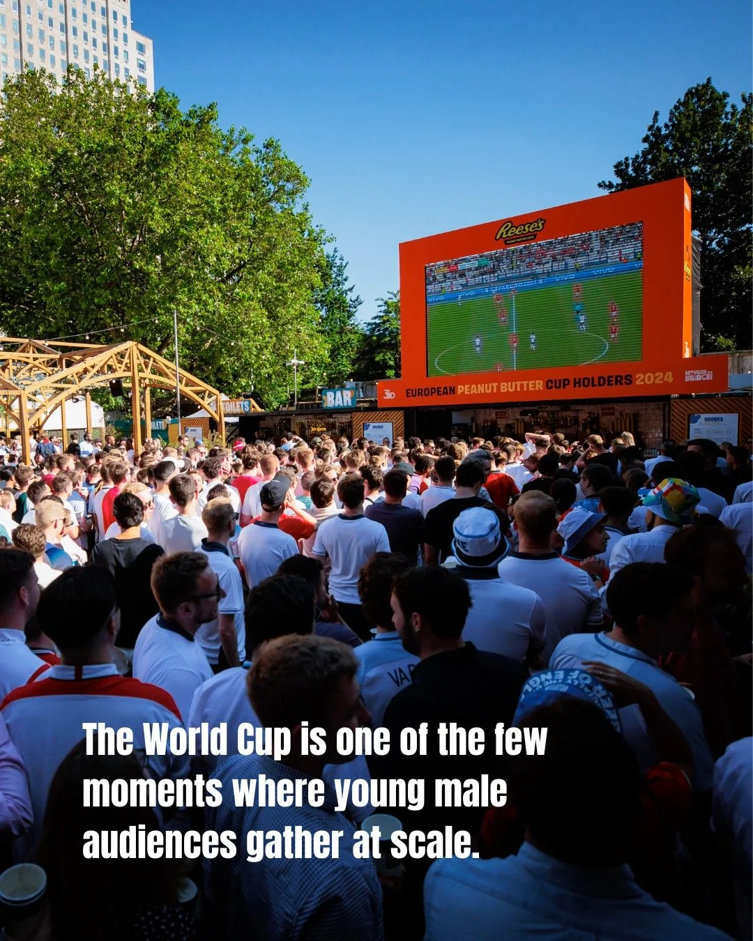 Young men are one of the hardest audiences for brands to reach.

They skip ads. They don&rsquo;t watch as much linear TV. Their attention is split across gaming, streaming, and social.

But during the World Cup, everything changes. They come together