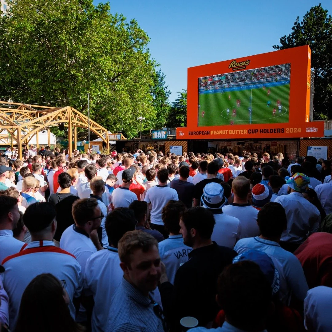 One month to go until life looks like this again ⚽️
 
Thousands of football fans, big screens and even bigger atmospheres.
 
There&rsquo;s still time to get your brand in front of the crowds this summer during the World Cup with our spots and sponsor