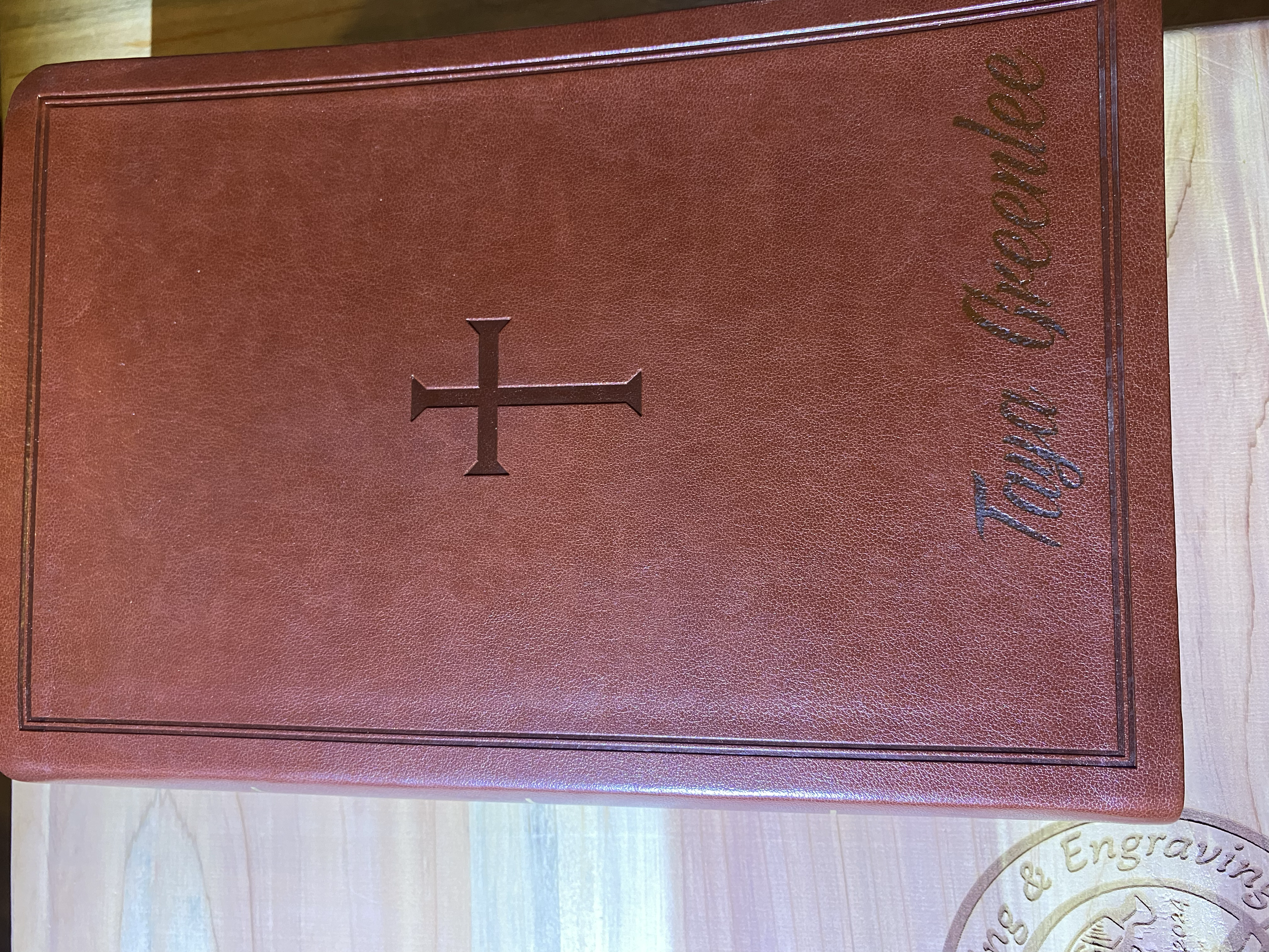 Bible engraving