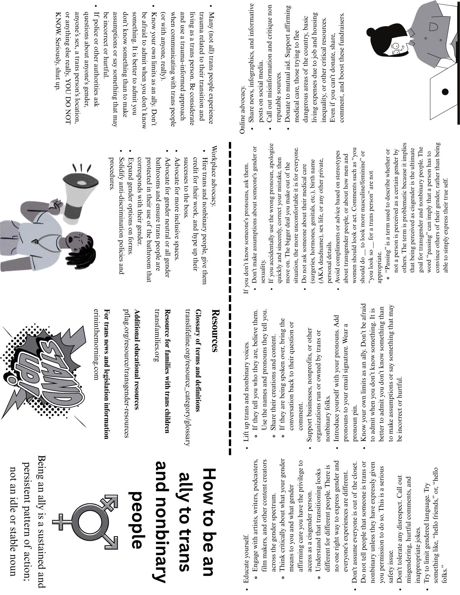 How to be an ally to trans and nonbinary people