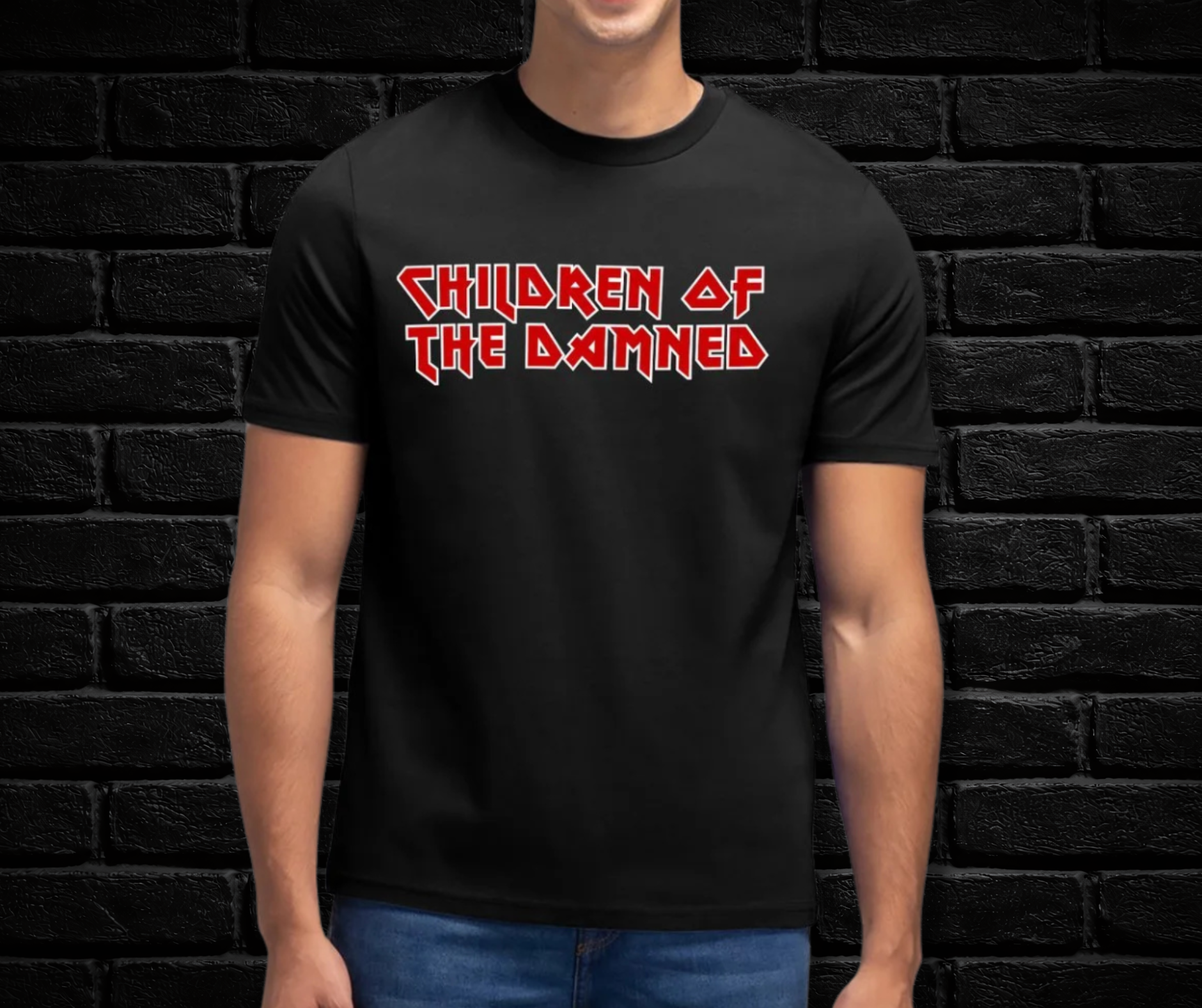 Black T-Shirt w/ Red Logo - £5 OF EACH ORDER DONATED TO HEAVY METAL TRUANTS