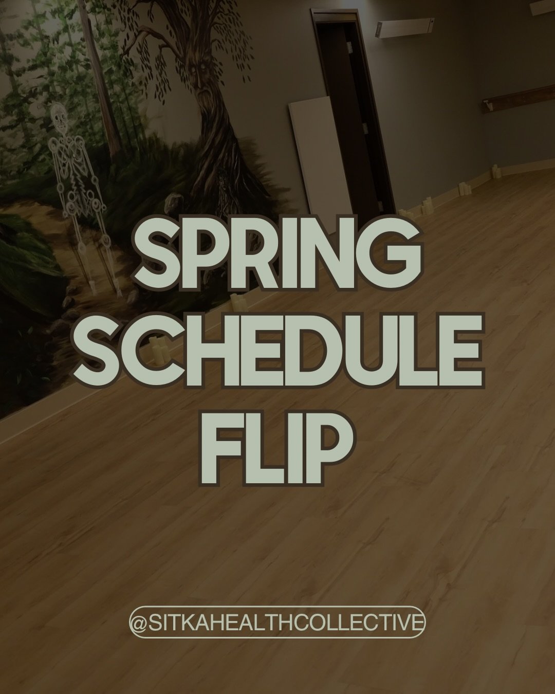 🌷 Spring Schedule Flip 🌷

We&rsquo;re refreshing the class schedule and adding some exciting new classes, rolling out the first few weeks of March! 

✨ New Classes:

Hot Sculpt with Morgan &mdash; Wednesdays @ 6am
Stretch &amp; Reset; yin yoga with