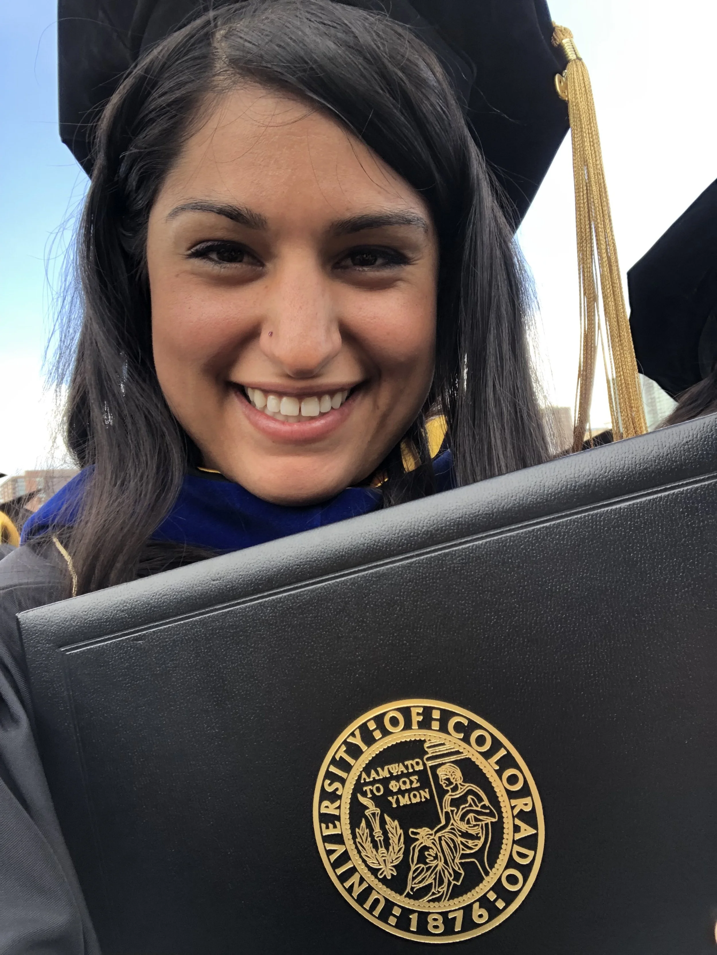 Dr. Anahita Banoo Business Coach graduation picture