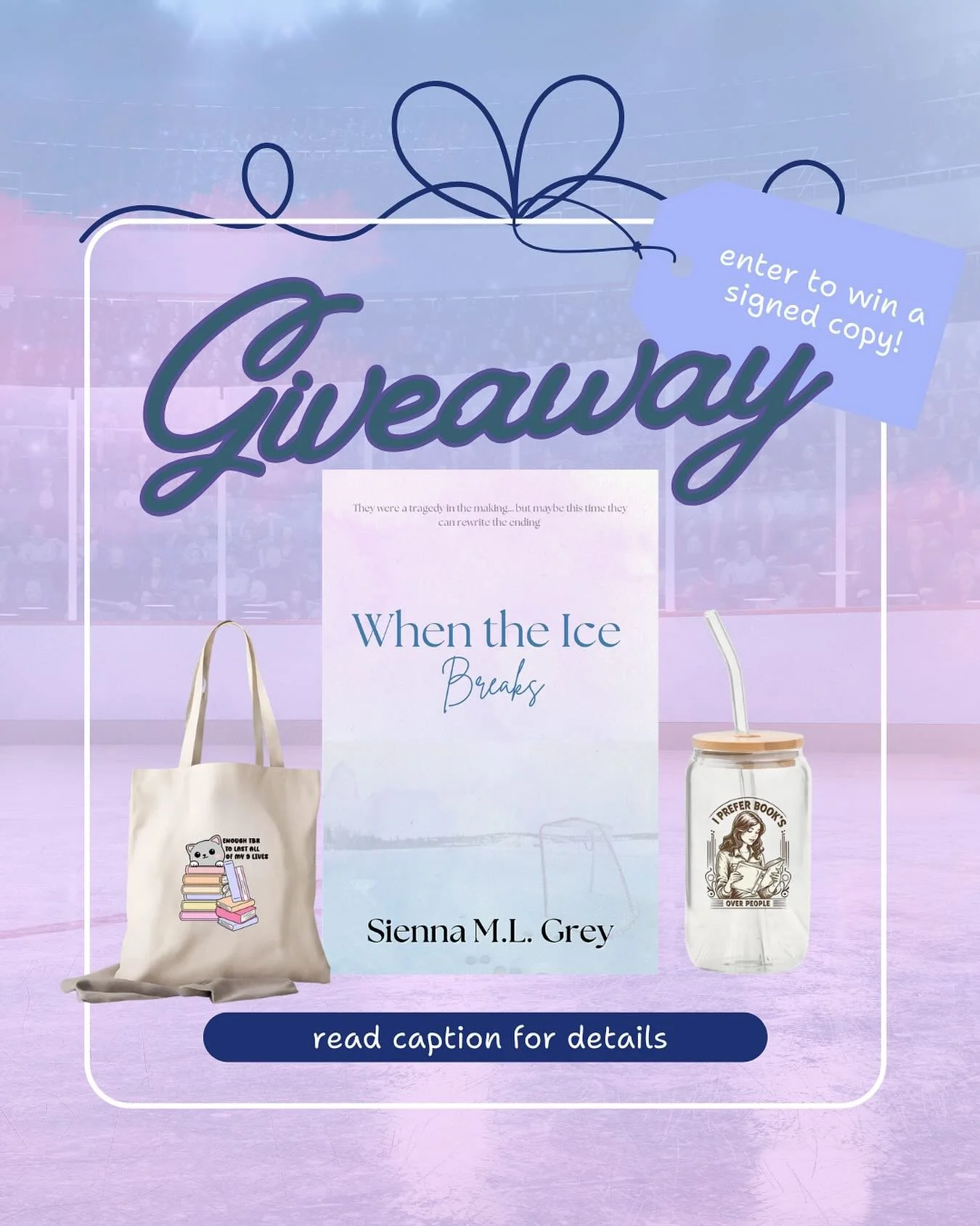🚨 GIVEAWAY TIME 🚨

I&rsquo;ve got ONE signed paperback of When the Ice Breaks left&nbsp;and I&rsquo;m giving it away with some seriously cute bookish goodies 📚

What you&rsquo;ll win:

📖 1 x signed paperback of When the Ice Breaks
🛍 The CUTEST t