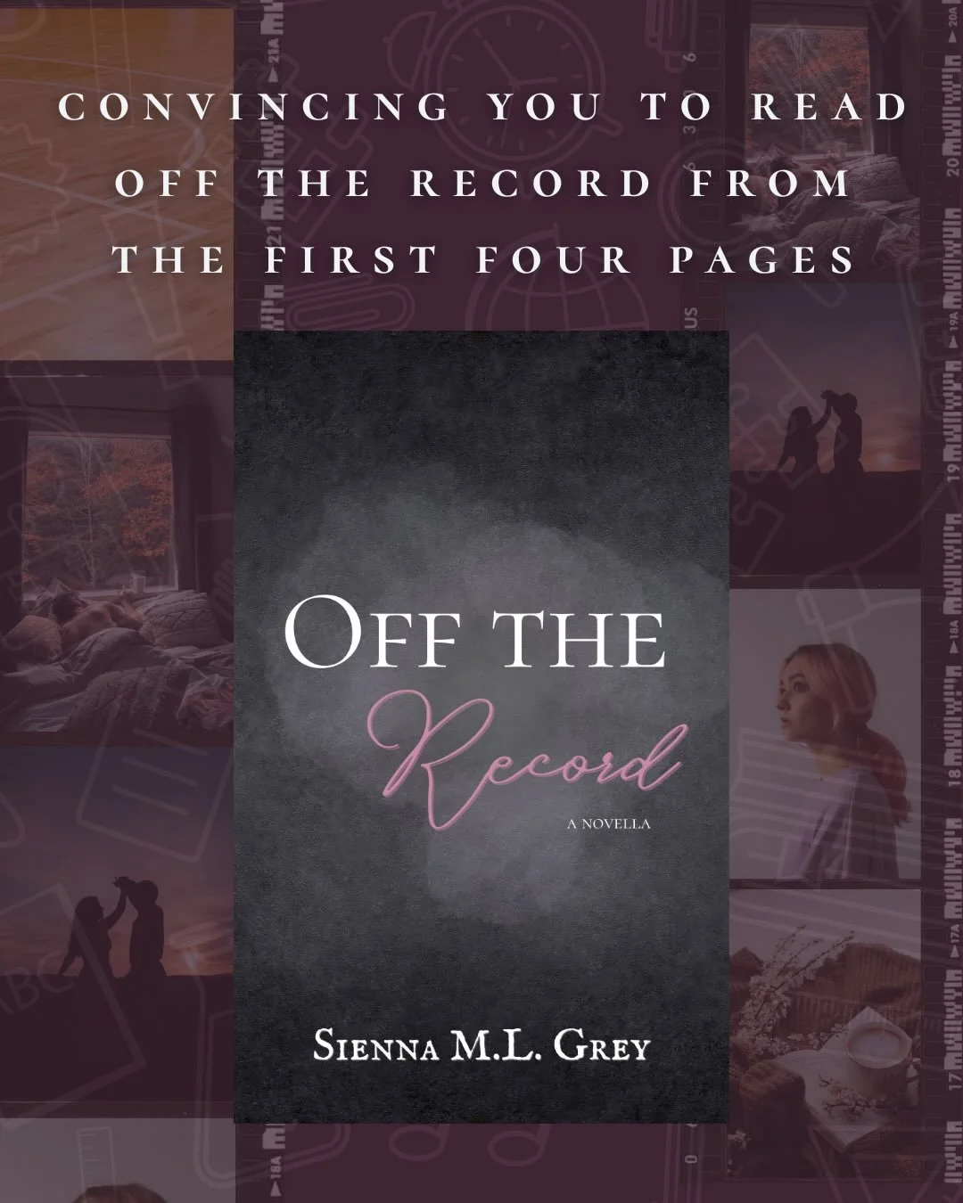 Still on the fence? 

Convincing you to read Off the Record from the first four pages 🩷

Now available in eBook and Paperback!