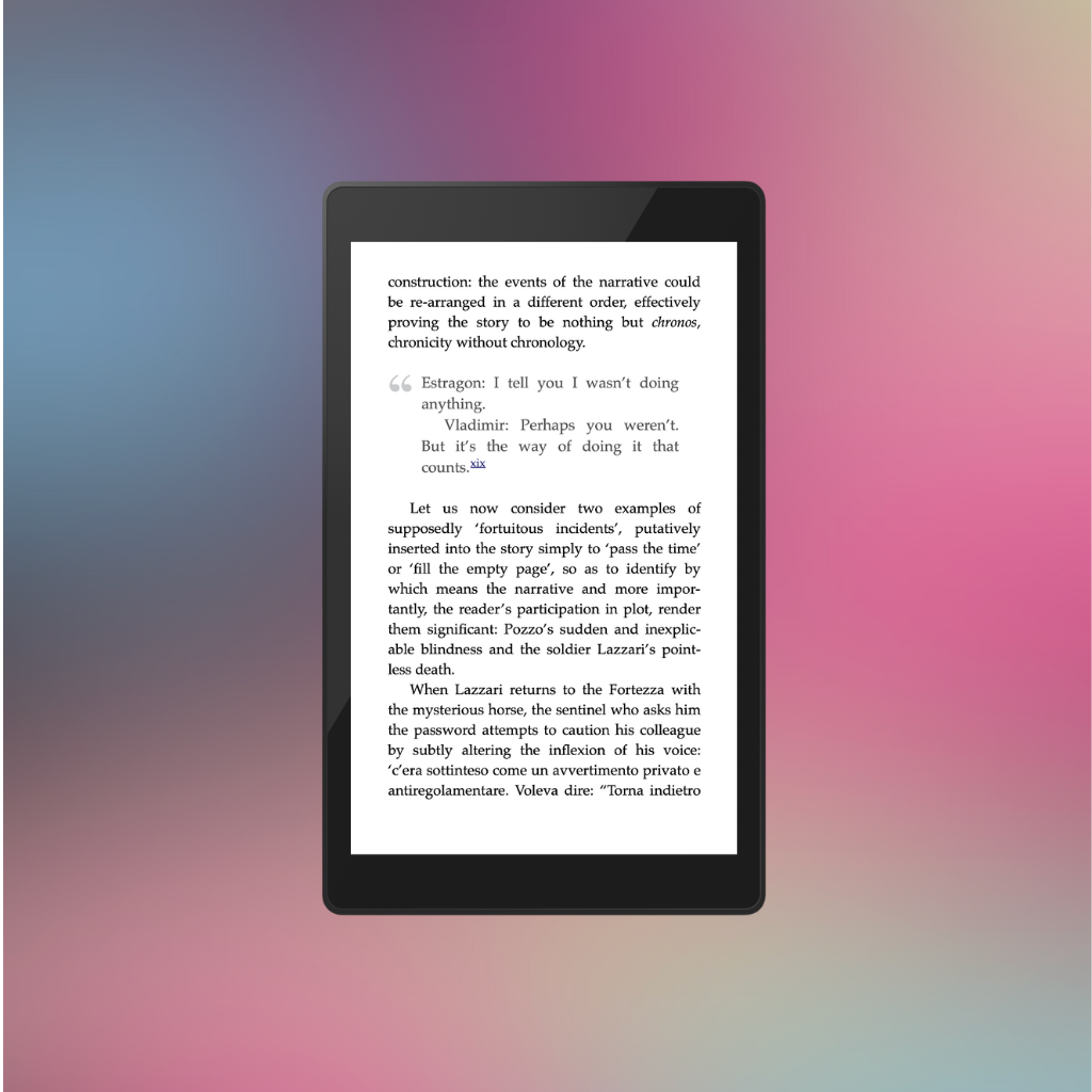 Formatting examples across print and digital formats