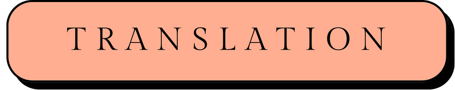A pink oval badge with the word 'Translation' written in black uppercase letters.