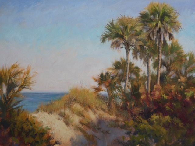 Sunshine and Palms 5931, 12x16
