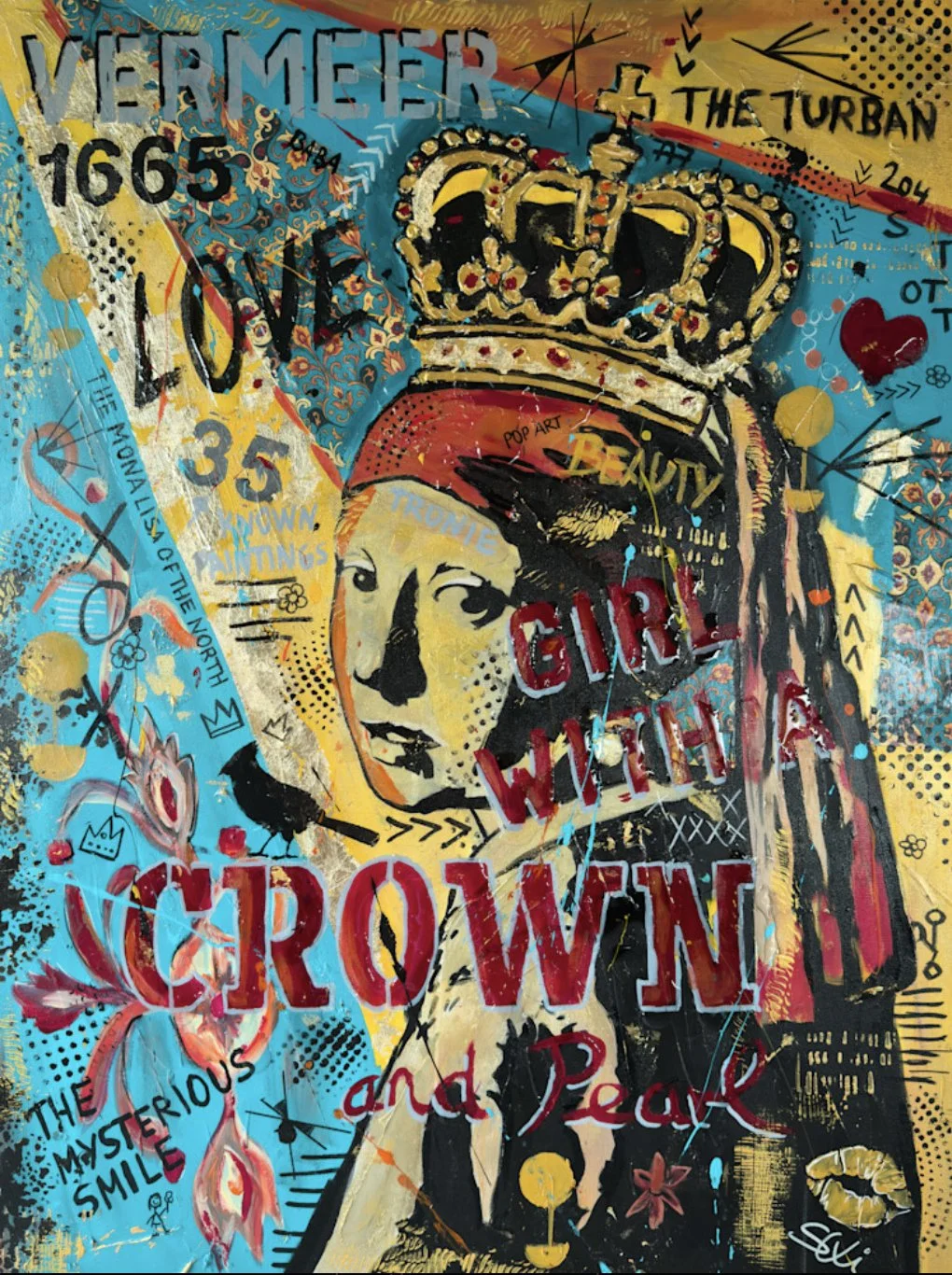 Girl with a Crown & Pearl, 40x30