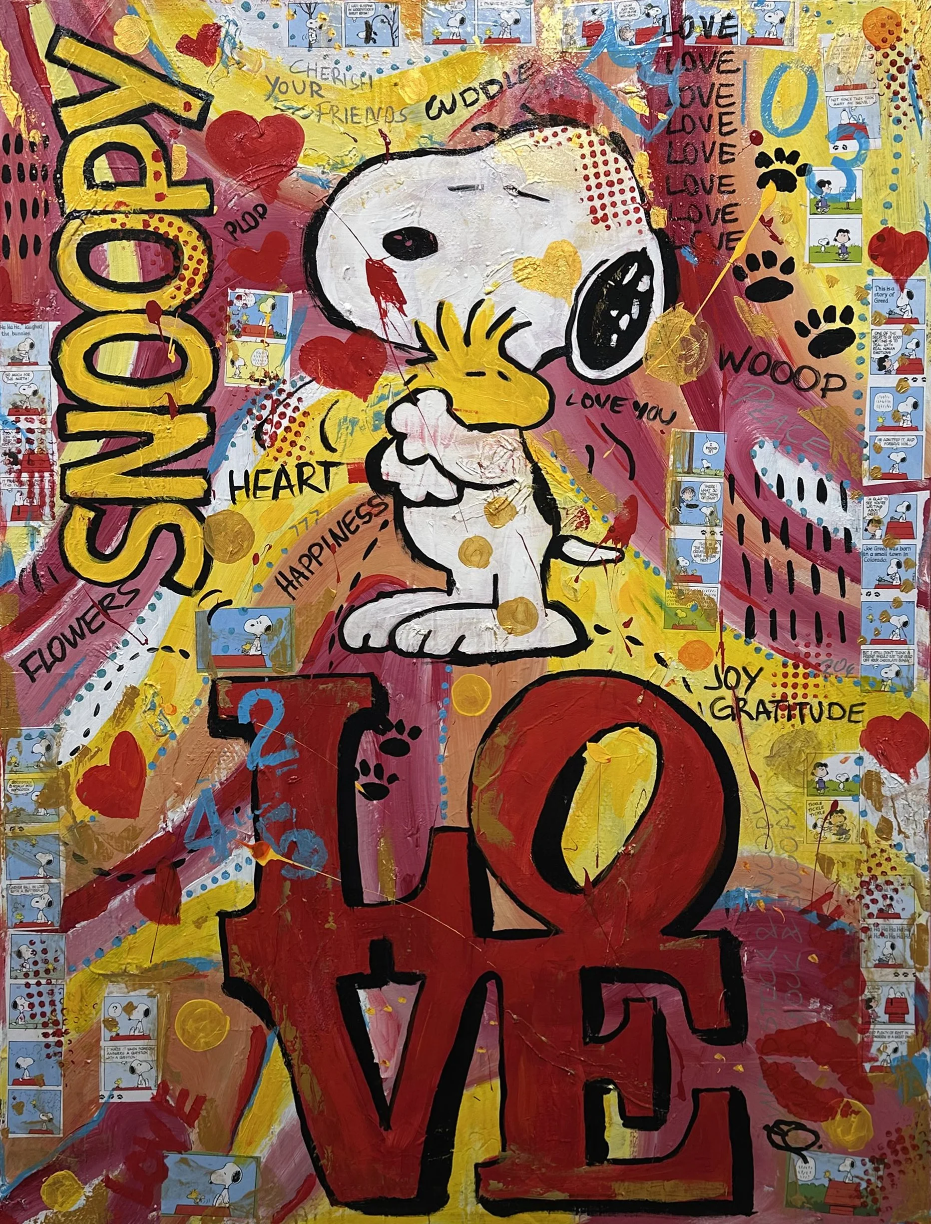 Snoopy Love, 40x30