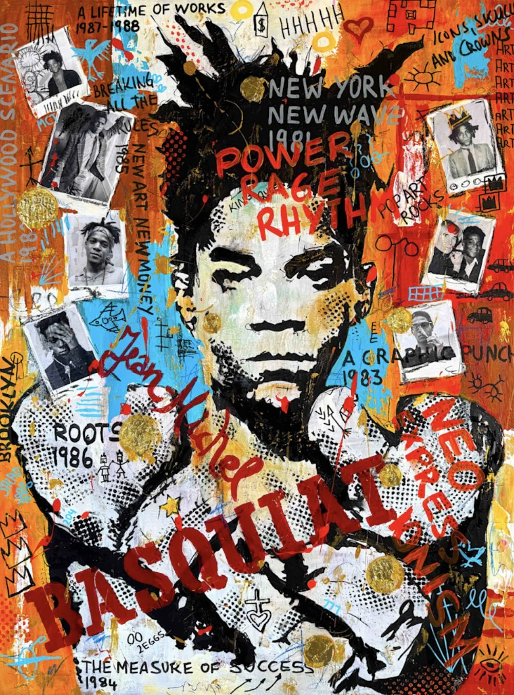 Jean-Michel Basquiat , 48x36