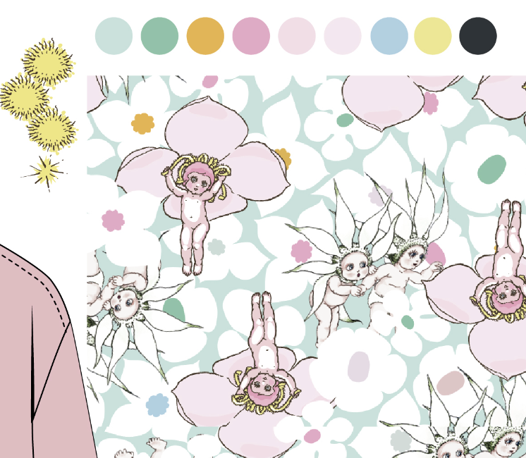 May Gibbs Snugglepot and Cuddlepie Bush Babies artwork