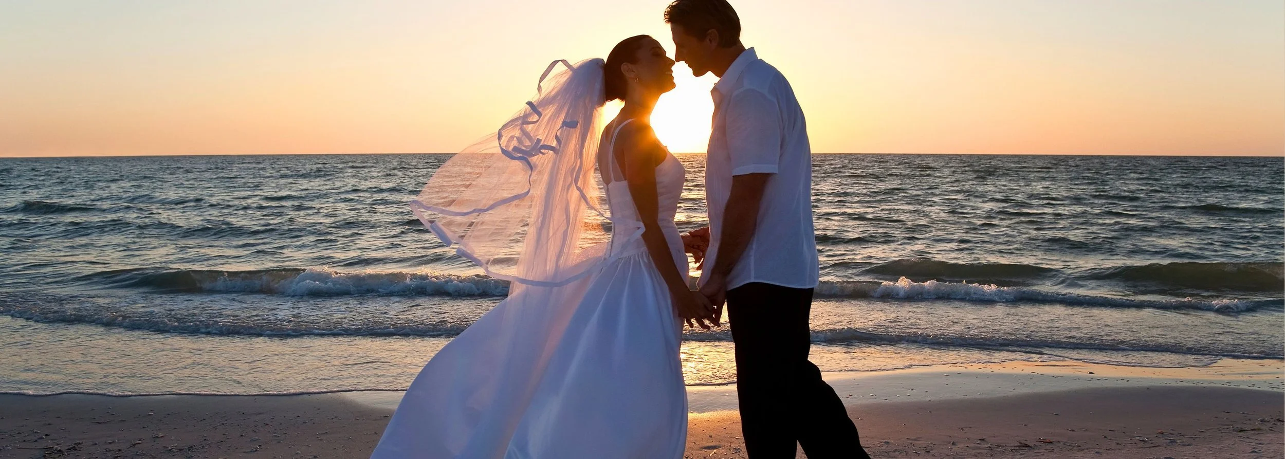sunset wedding vows
