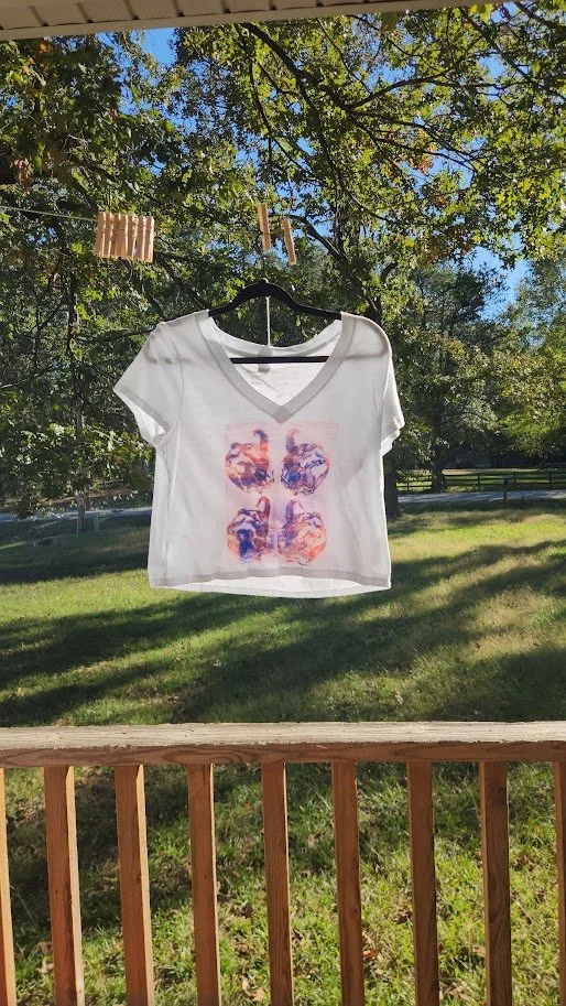 4 Skulls Cropped Shirt