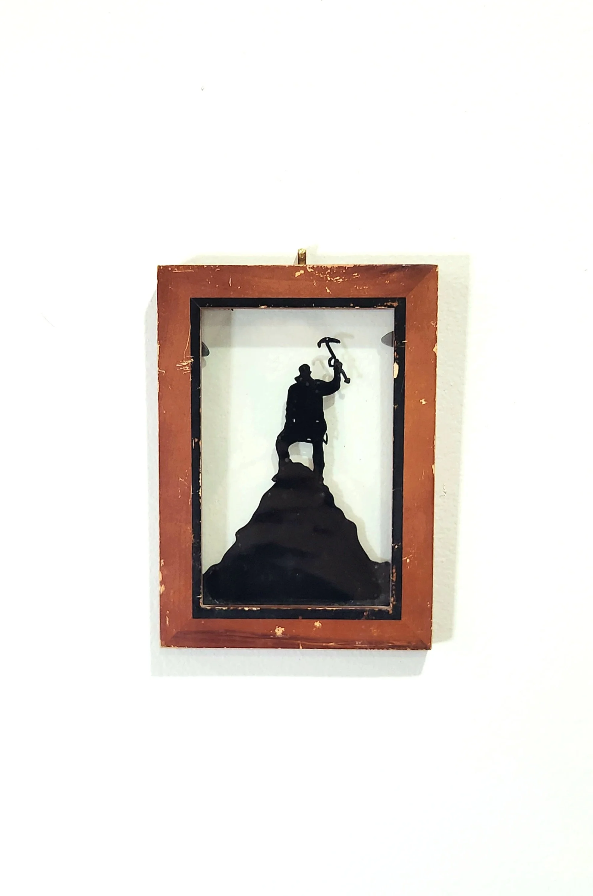 Mountaineer Silhouette on Summit