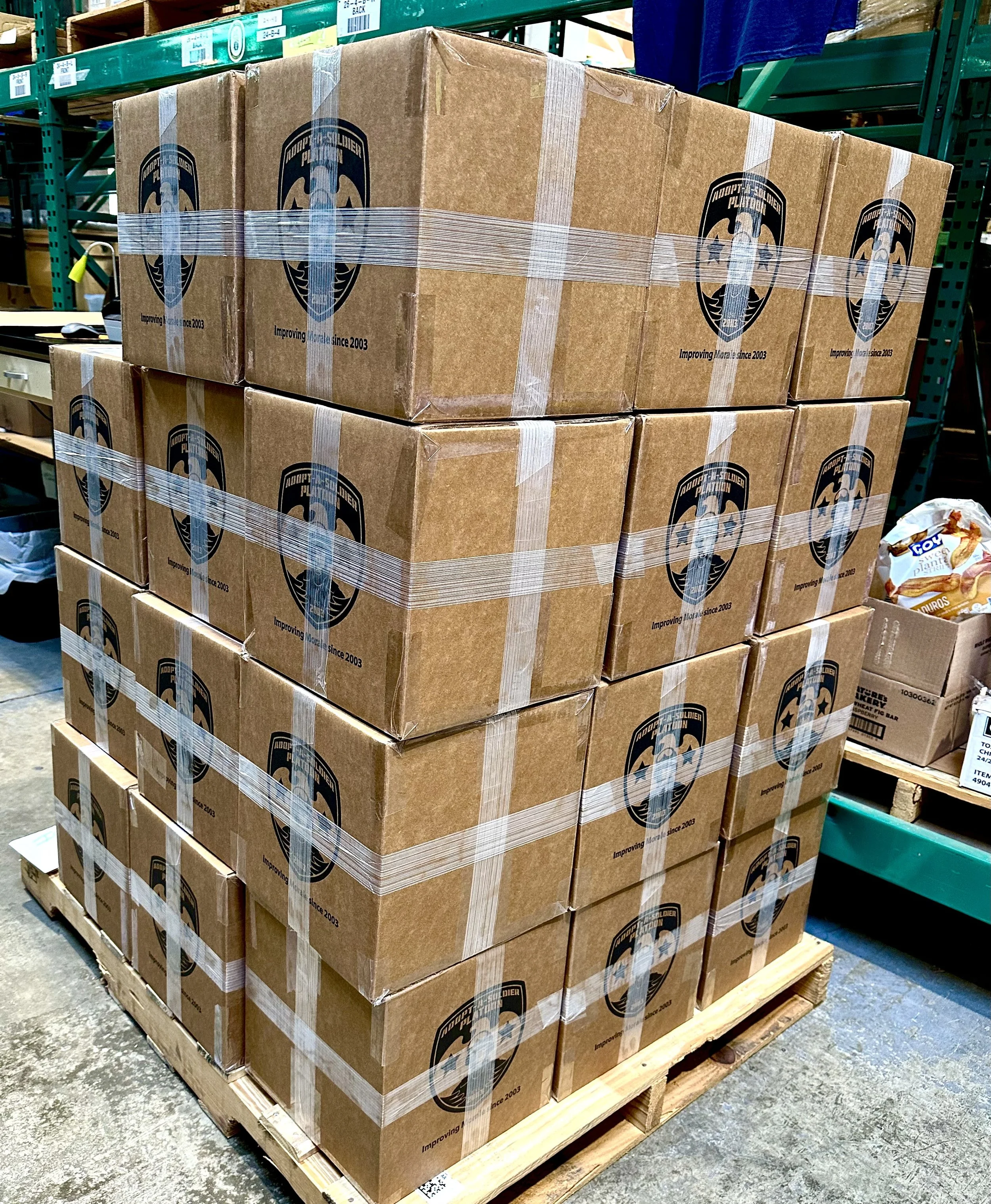6/10/26 - Care Cartons going to our Sailors, mostly to Supply Ships, run by civilian Mariners, our "Unsung Heroes."