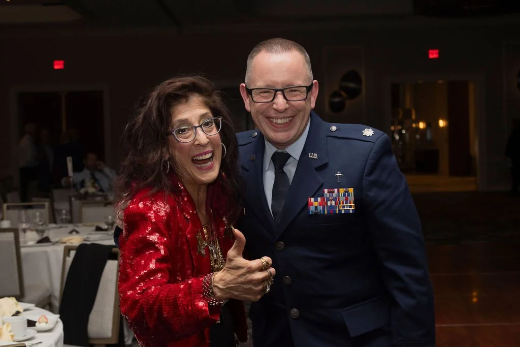 DIANE AND CHAPLAIN.JPG