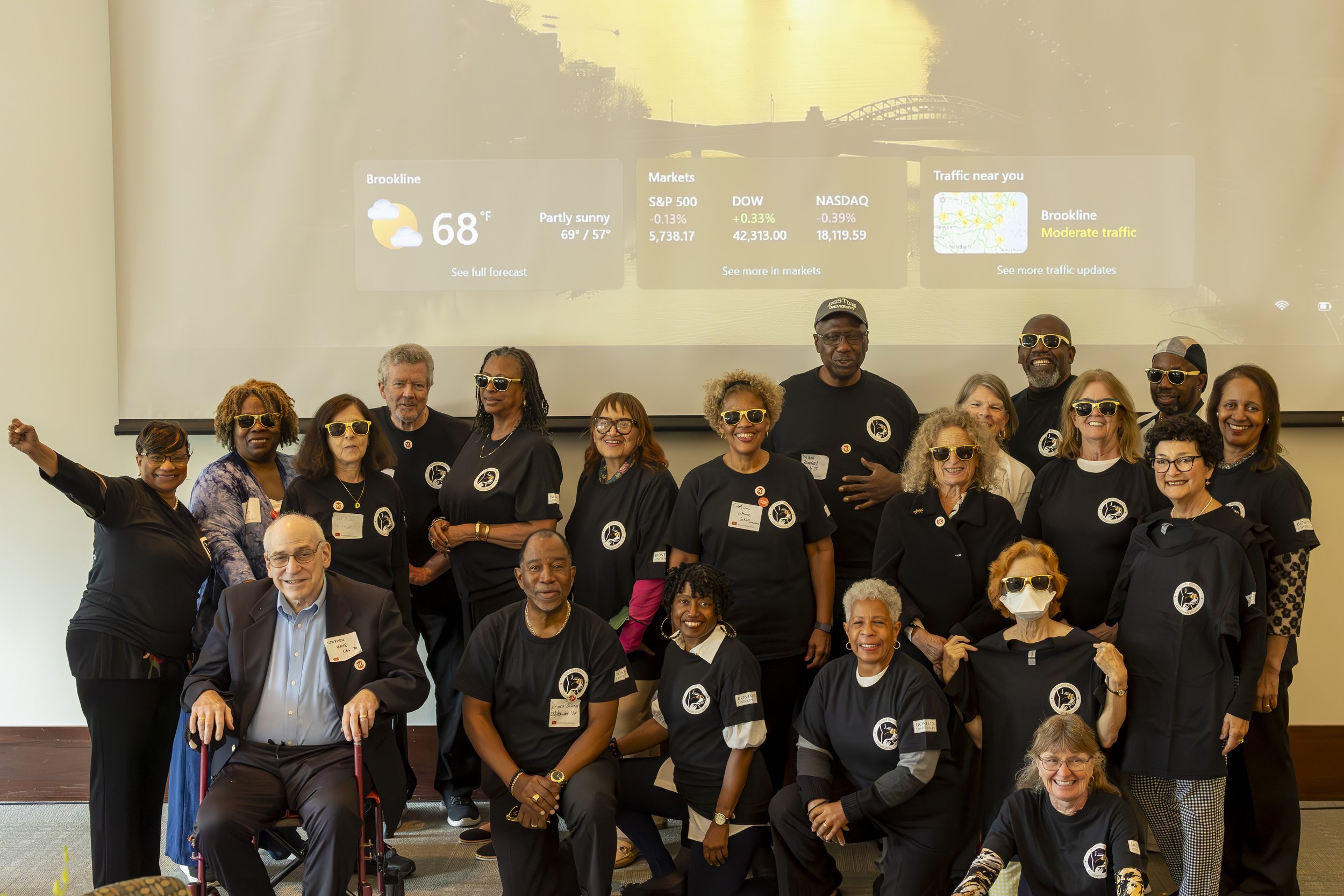 2024 Golden Terriers in their reunion shirts