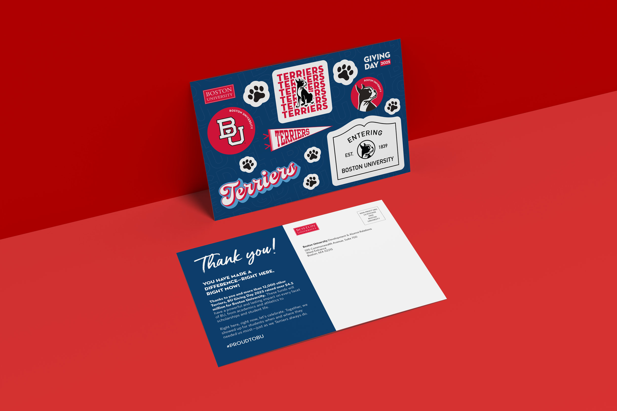 2025 thank you postcard/sticker sheet