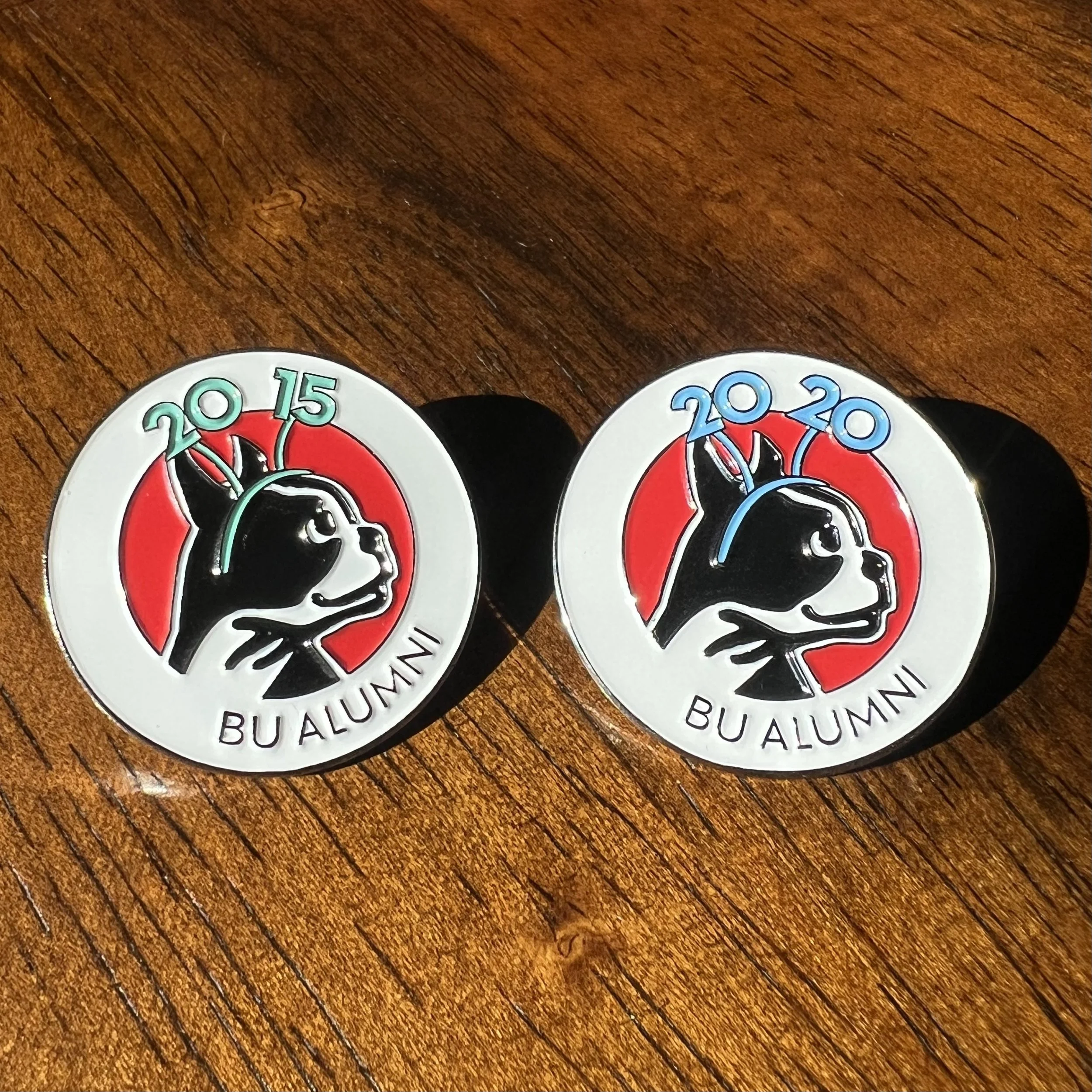 2020 + 2015 five and ten year reunion pins