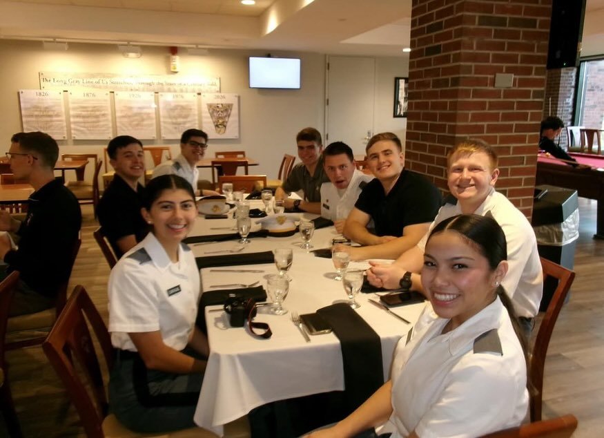 The @westpointspiritband recently had their end of the year banquet. Congratulations to all the plebes who finished their first year with the band!