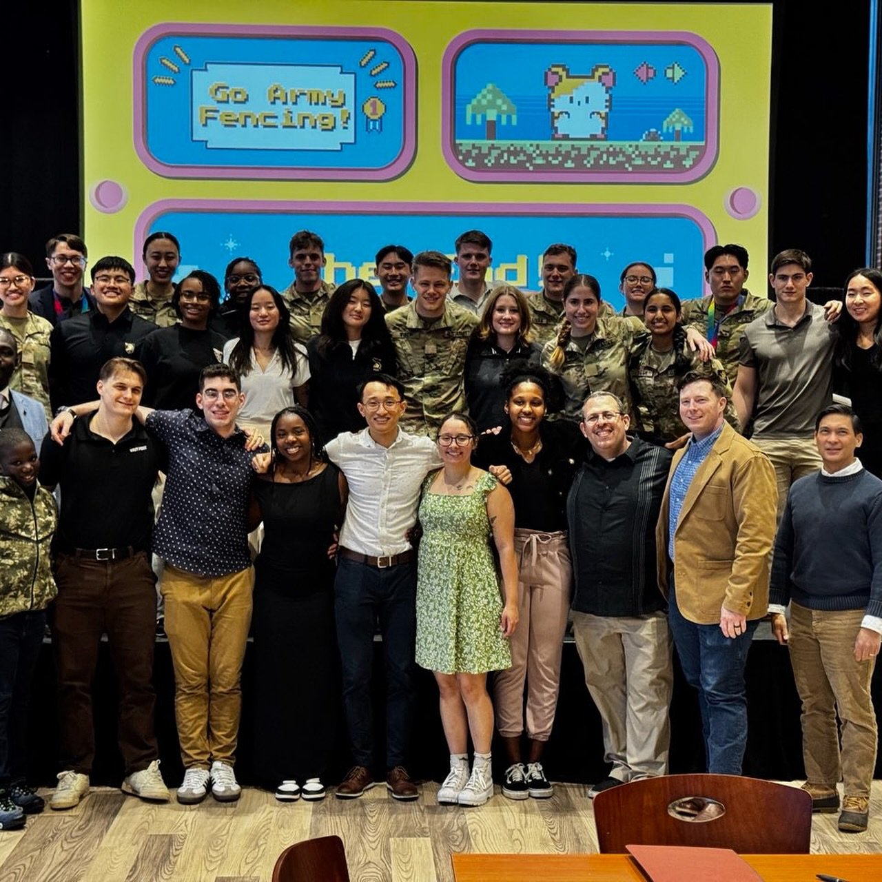 As the year winds to a close, more and more of our teams are celebrating their newest members! Army Fencing, Boxing, and Taekwondo had amazing end of year parties to recount their eventful seasons, wish their Firsties well, and send the Plebes with l