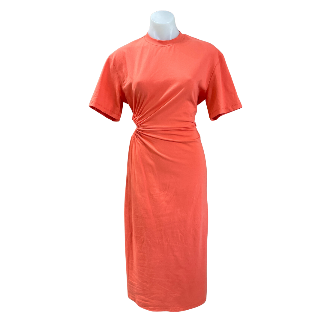 Pfeiffer - Cut Out Cotton Midi Dress - Size XS (6)