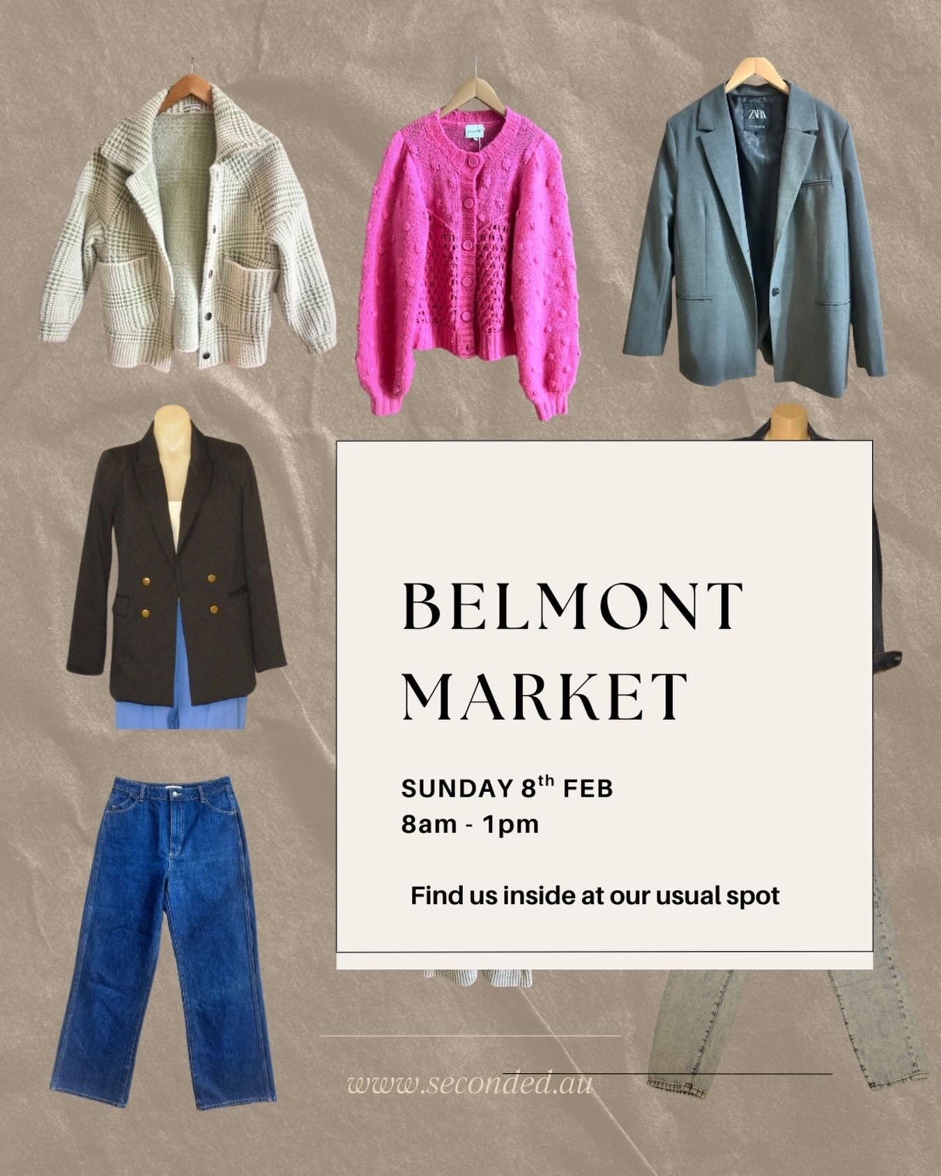 First market of the year 🙌🏼 See you tomorrow at the Belmont Market 8am-1pm. We are located inside