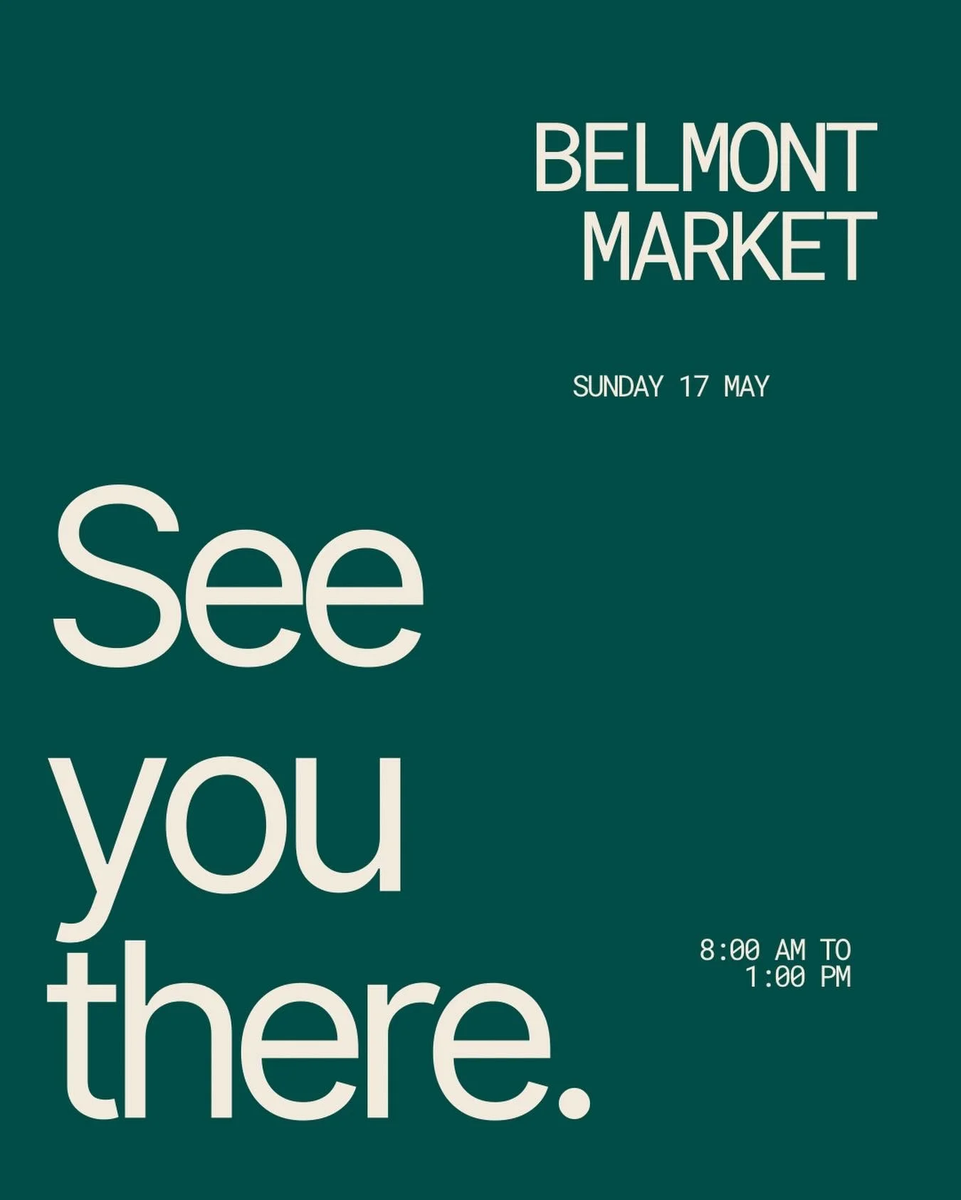 TOMORROW - BELMONT MARKET 8am-1pm 🤘