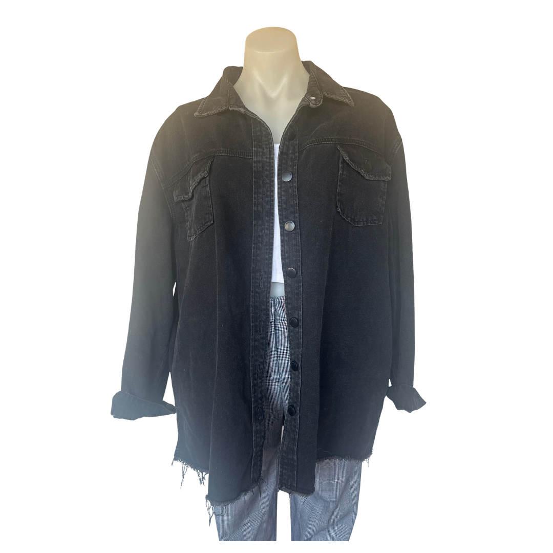 All About Eve - Oversized Denim Jacket - Size 12