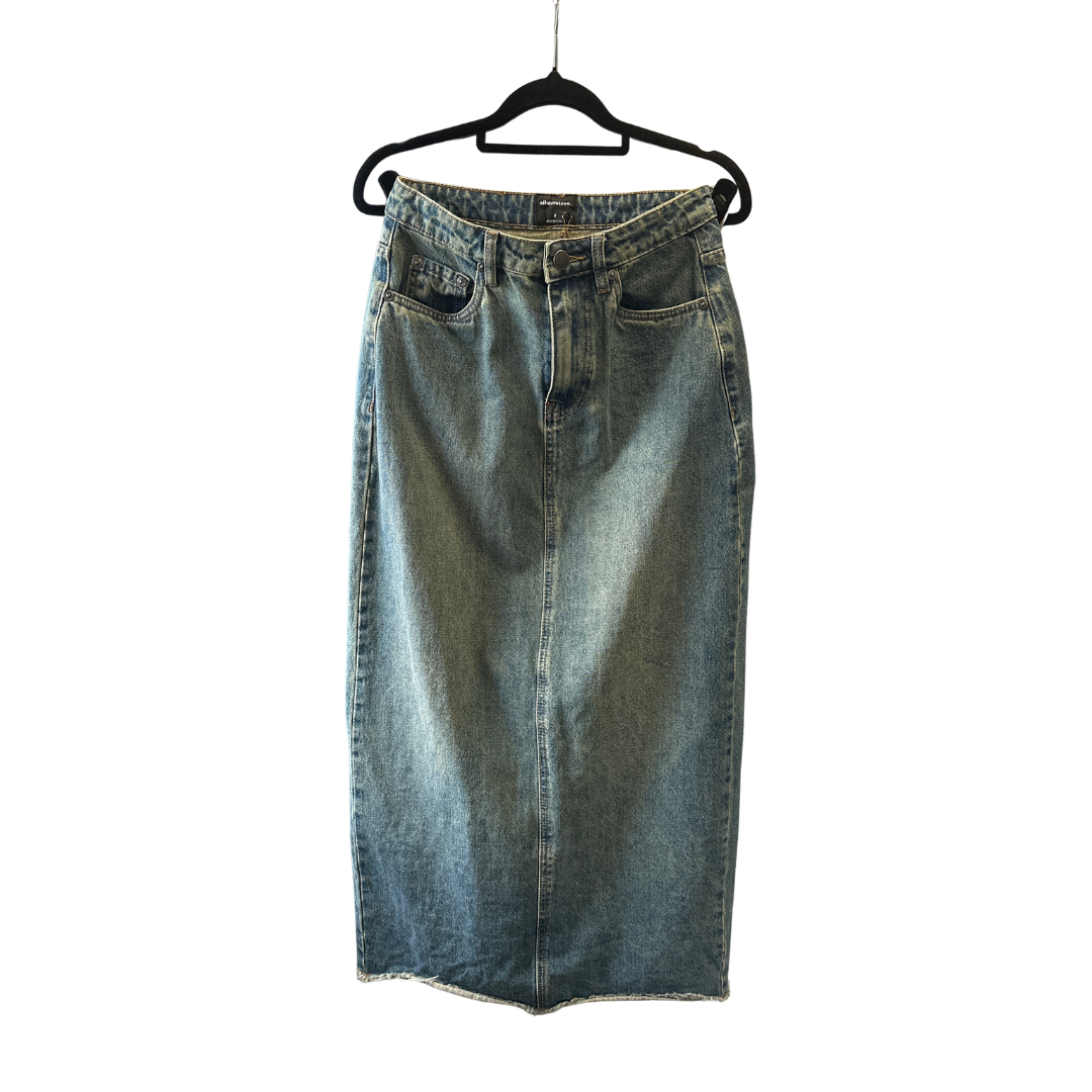 All About Eve - Denim Maxi Skirt - Size 8