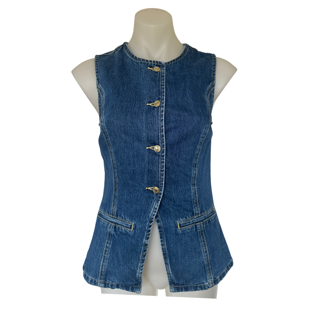 Meshki - Abel Button Up Top - Size S (8)