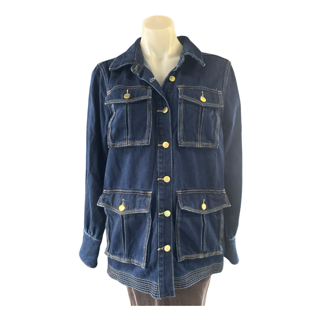 Decjuba - Demi Denim Shacket - Size 14