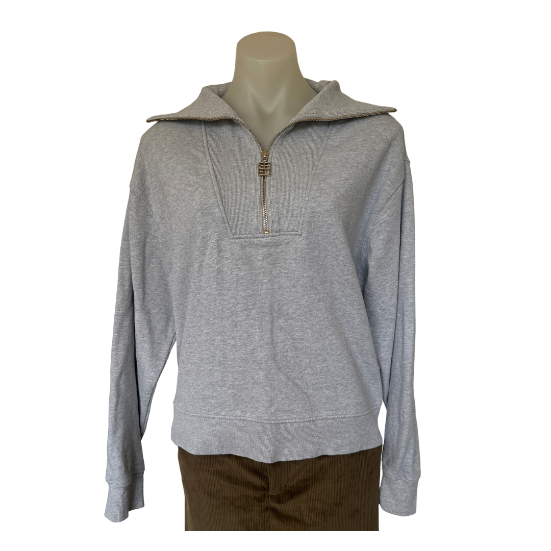 Seed - Grey Zip Up Sweater - Size S