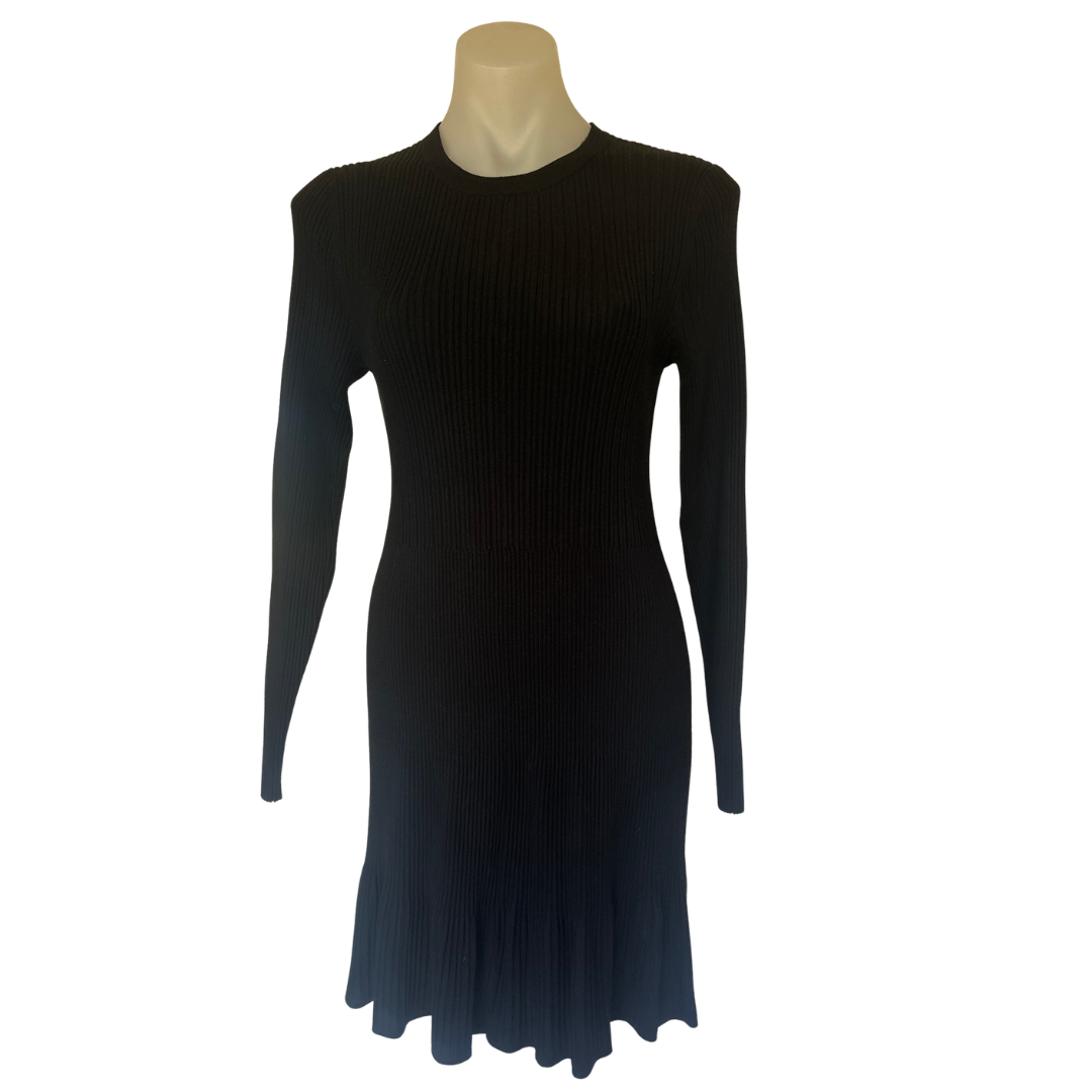 Forever New - Black Pleated Mini Dress - Size 12
