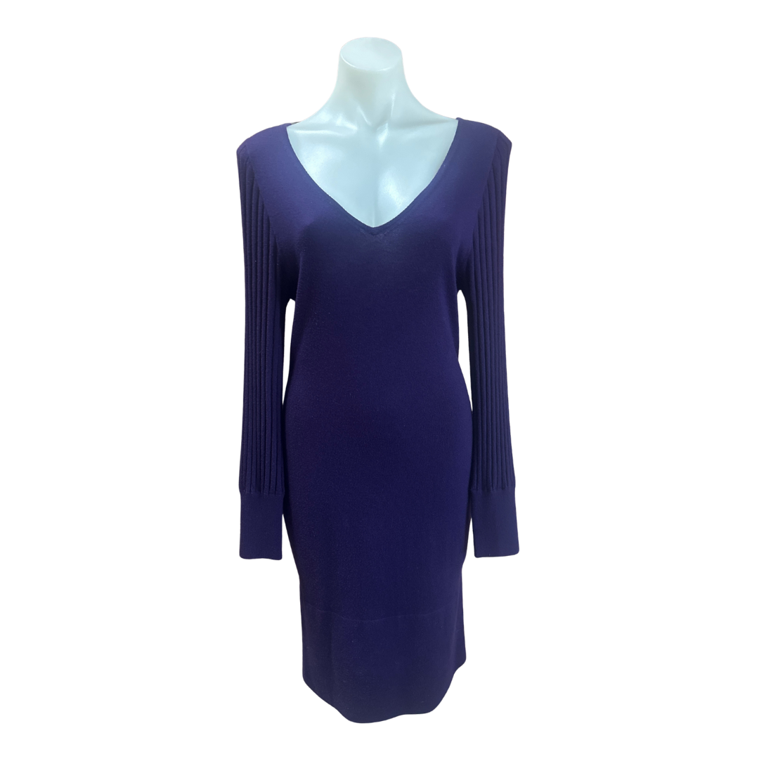 Heine - Purple Knit Dress - Size 40 (12)