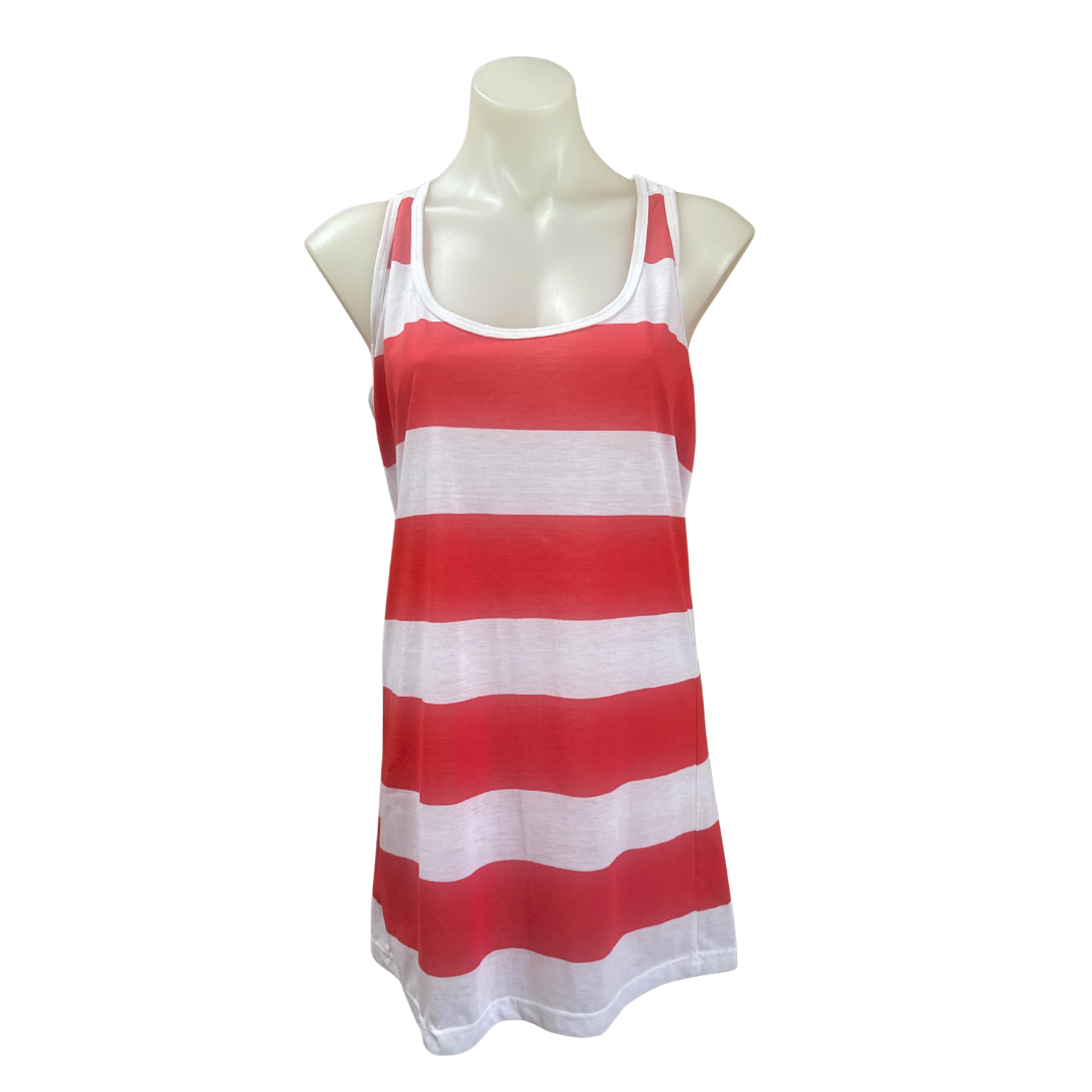 Seafolly - Red & White Striped Throwover - One Size