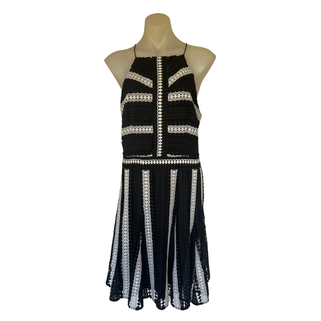 Cooper St - Black and White Midi - Size 12