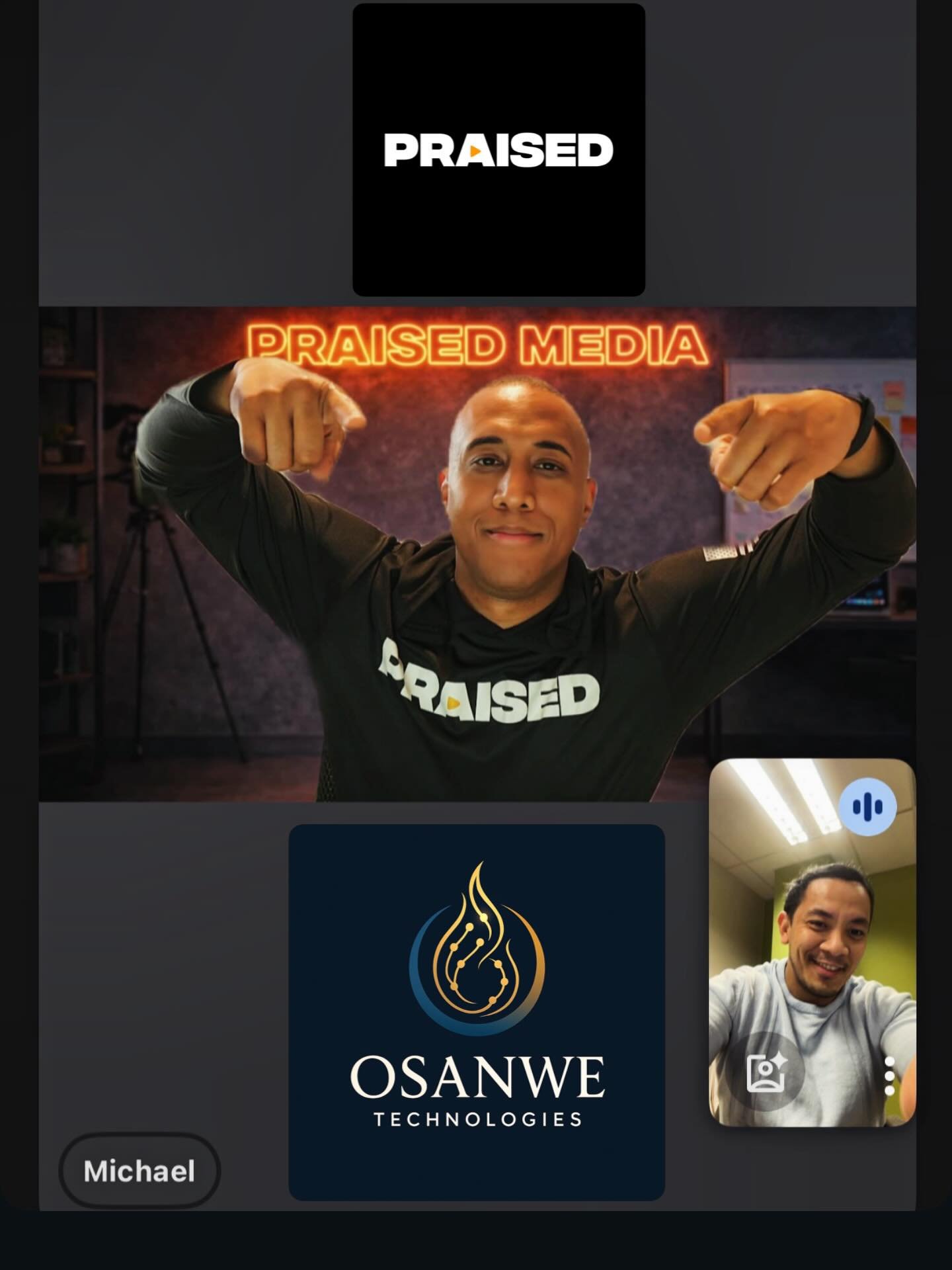 From Co-Stars on the Hollywood stage and screen, to business owners coming together. The long awaited collaboration between @osanwetechnologies&rsquo; CEO/Founder Arlo Magpoc (@arlom_officially) and @thepraisedmedia&rsquo;s CEO/Founder Michael Hudson